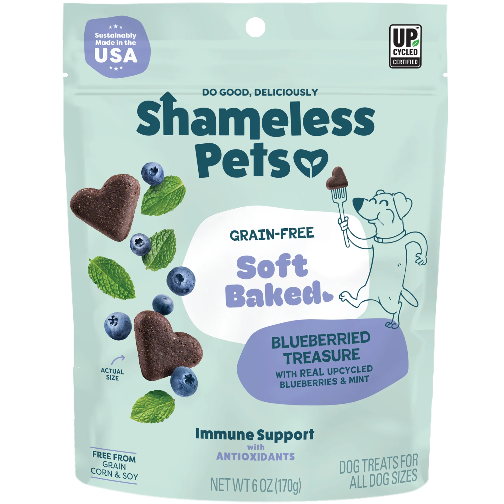 Detailed Shameless Pets Blueberried Treasure Soft-Baked Dog Treats Stylish