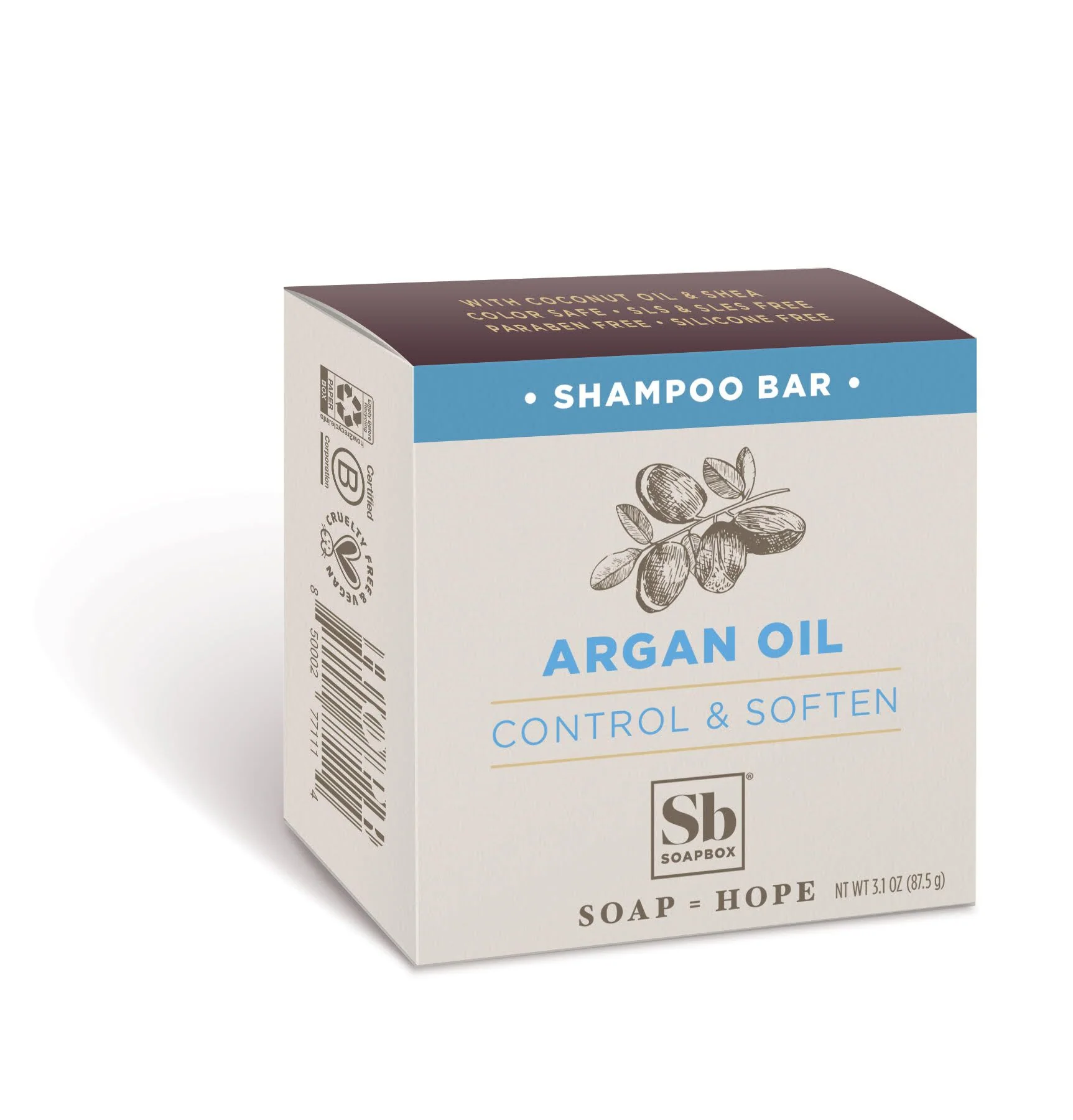 Carefully Designed Soapbox Moroccan Argan Oil Shampoo Bar Proven