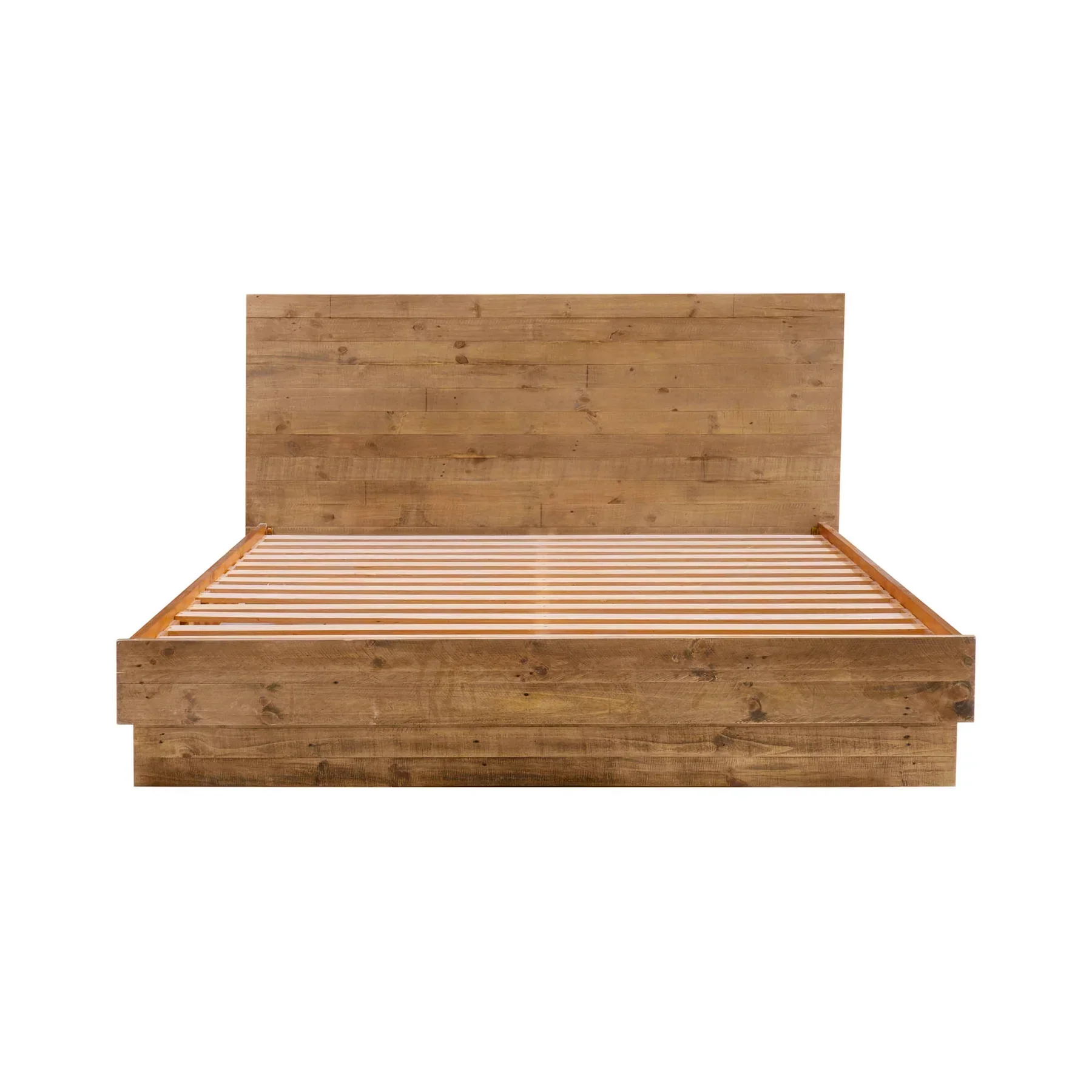 Quality Nevada King Bed - Dark Driftwood World-Class