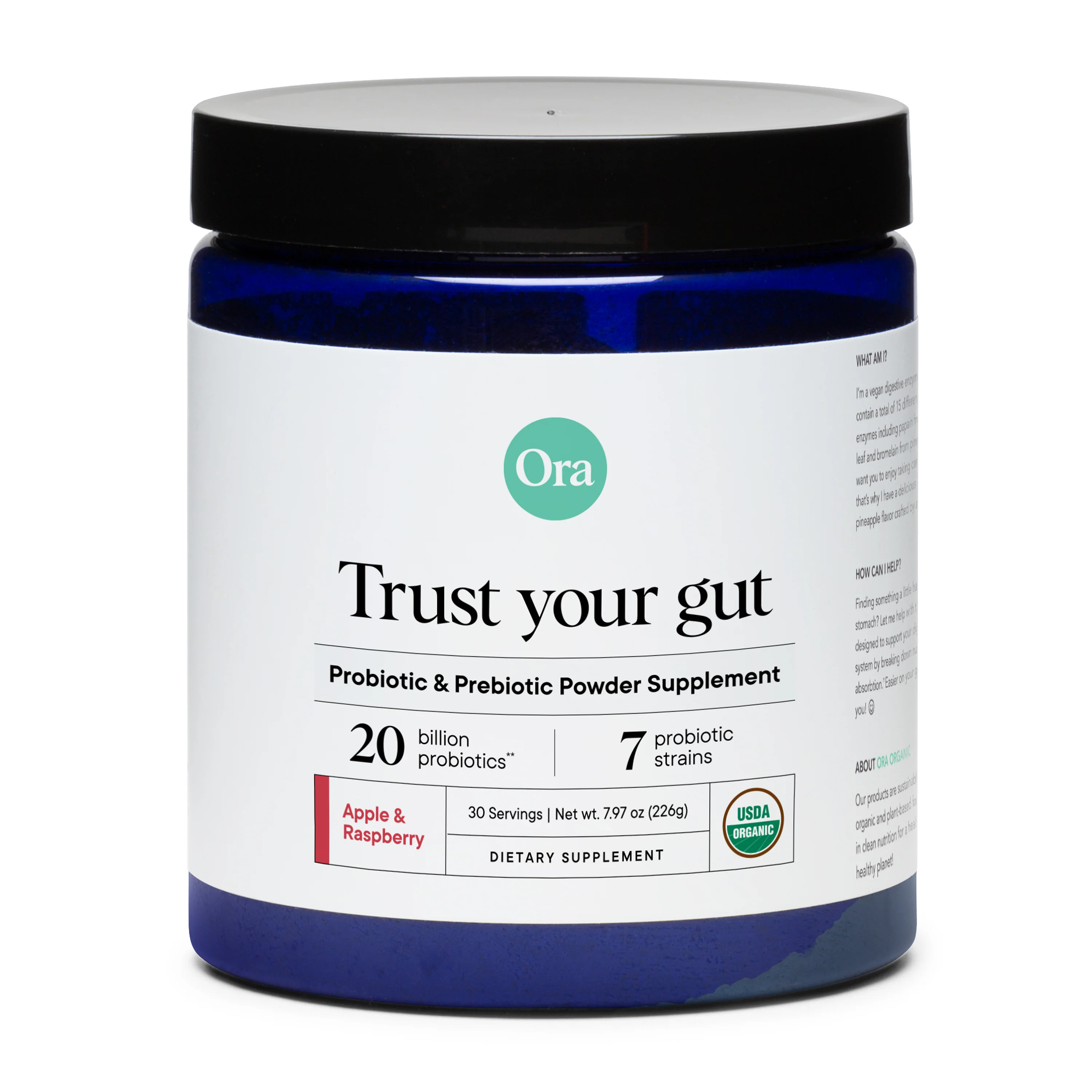 Trusted Ora Organic Trust Your Gut Organic Pre Probiotic Powder Elite