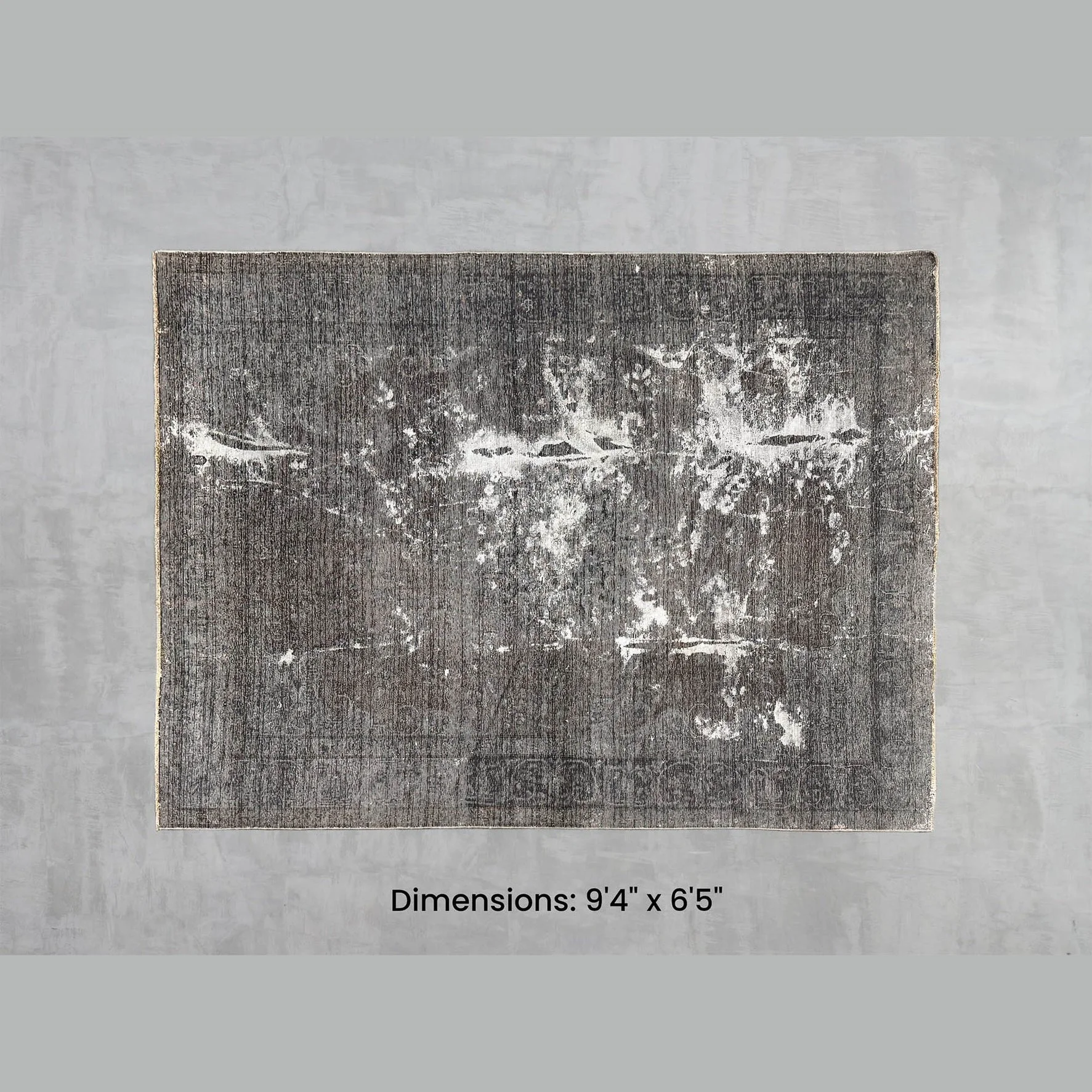 Contemporary Namaste Rug - Grey 9'4 x 6'5 Secure
