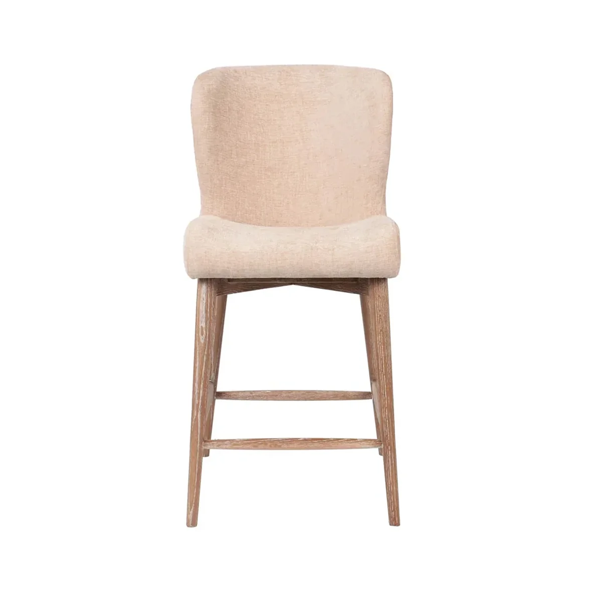 Luxury Uffizi Counter Stool - Champagne Chenille Practical