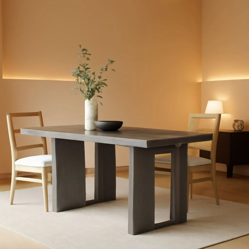 Casual 71 Inch Rustic Gray Farmhouse Dining Table For 6 To 8 Innovative
