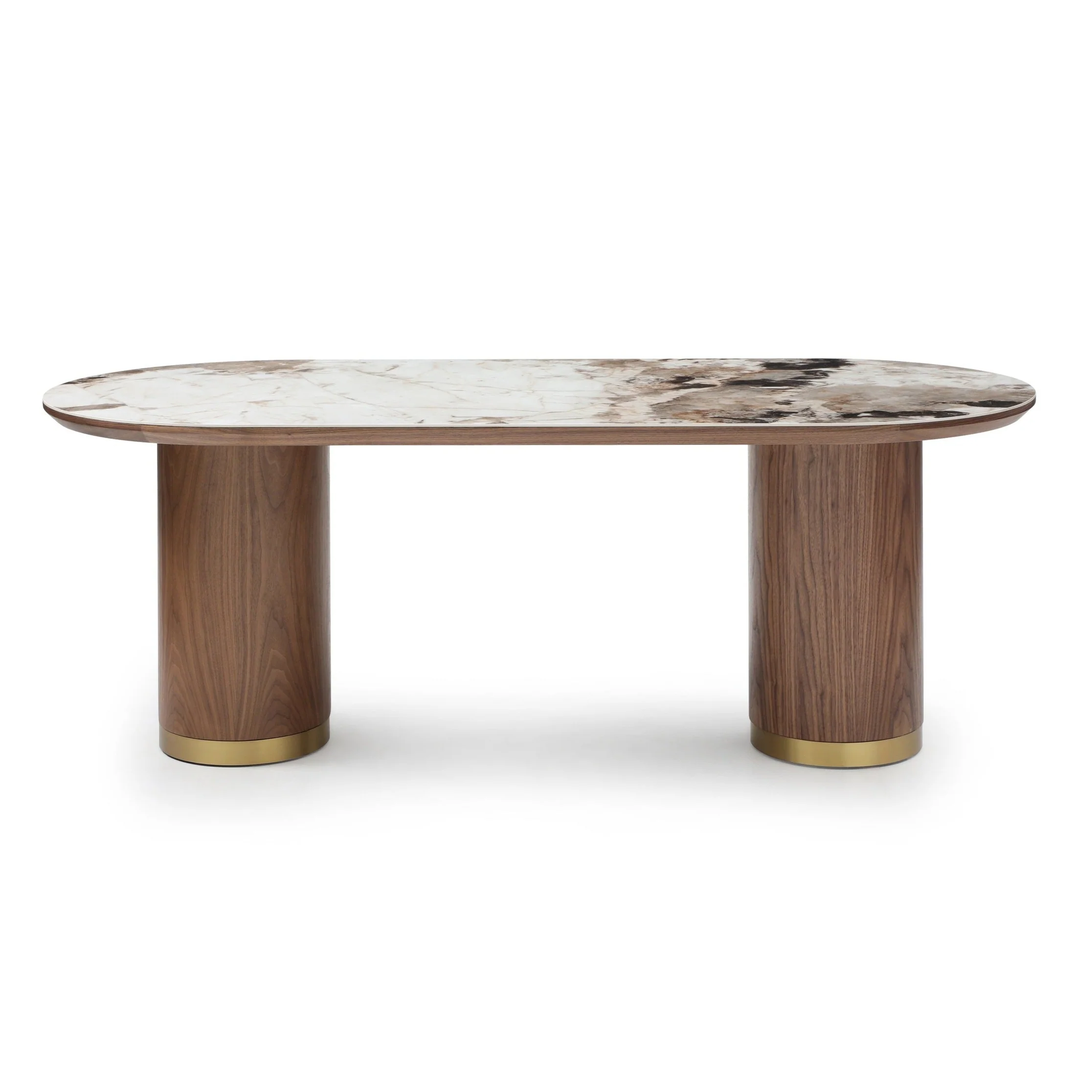 Selected Haven Ceramic Top and Wooden Base Dining Table Efficient