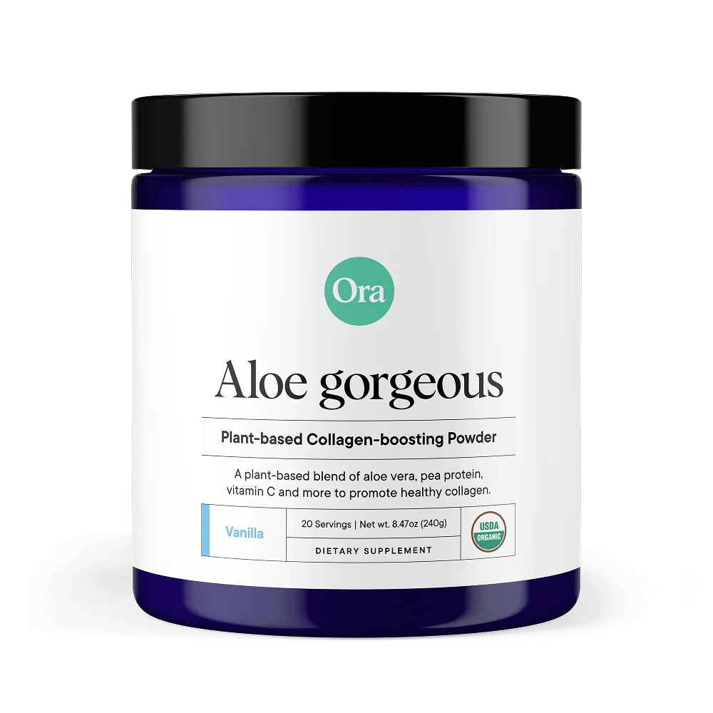 Innovative Ora Organic Aloe Gorgeous Vegan Collagen-Boosting Powder Smooth