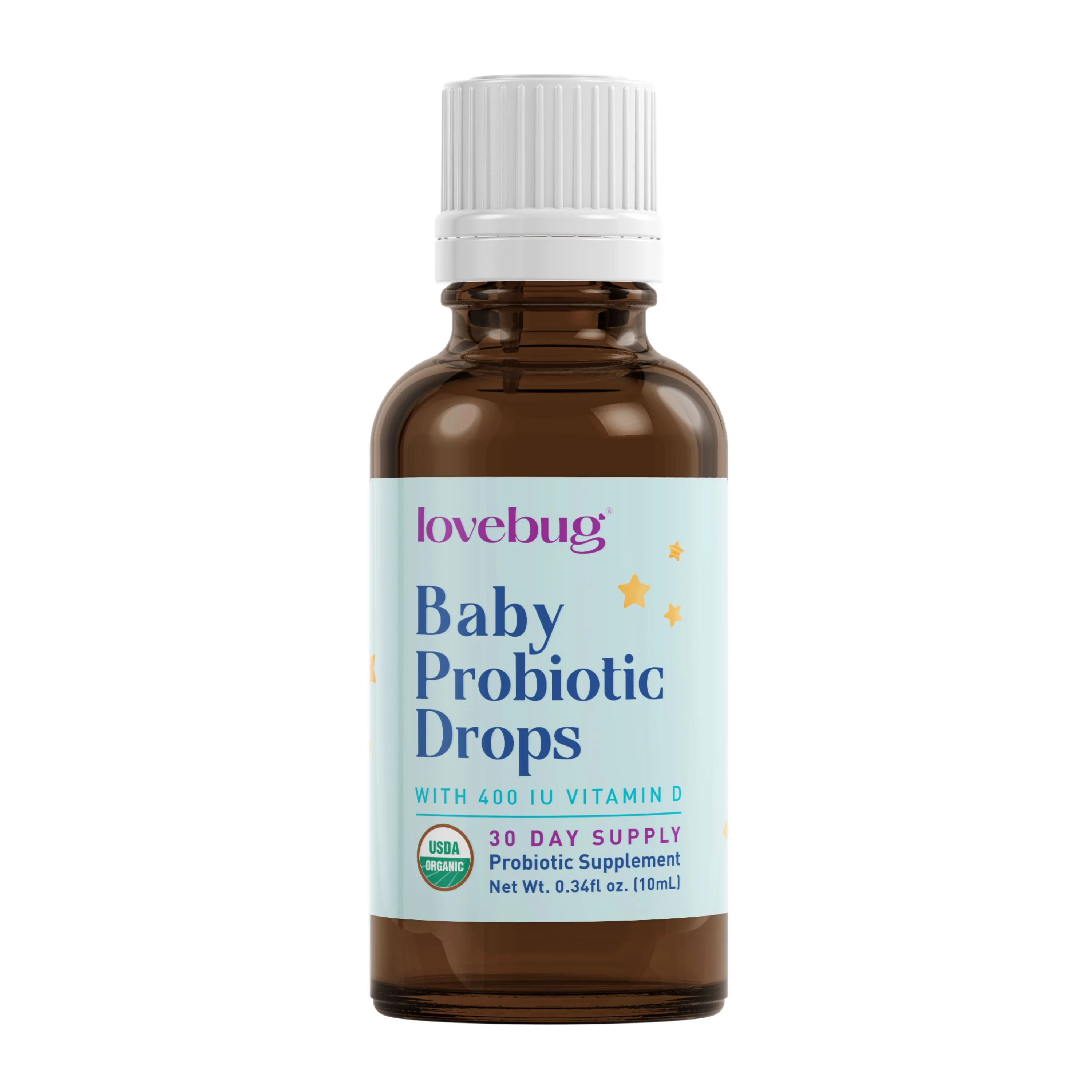Fashionable Lovebug Baby Probiotic Drops - Organic Quality