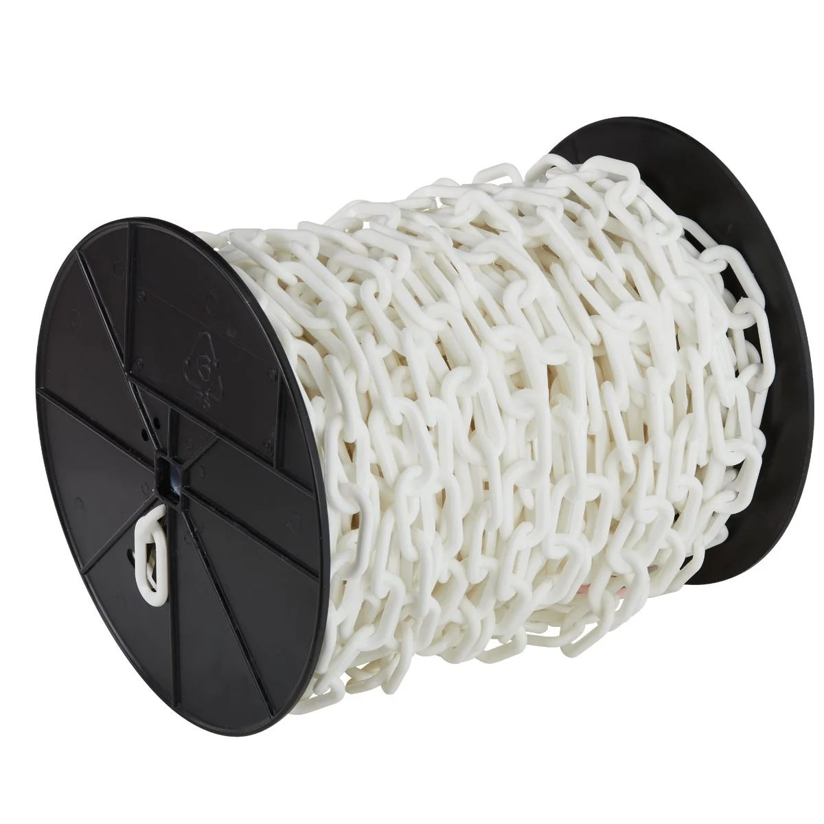 Elegant Mr. Chain 8 White 125 Ft. Plastic Chain Original Design