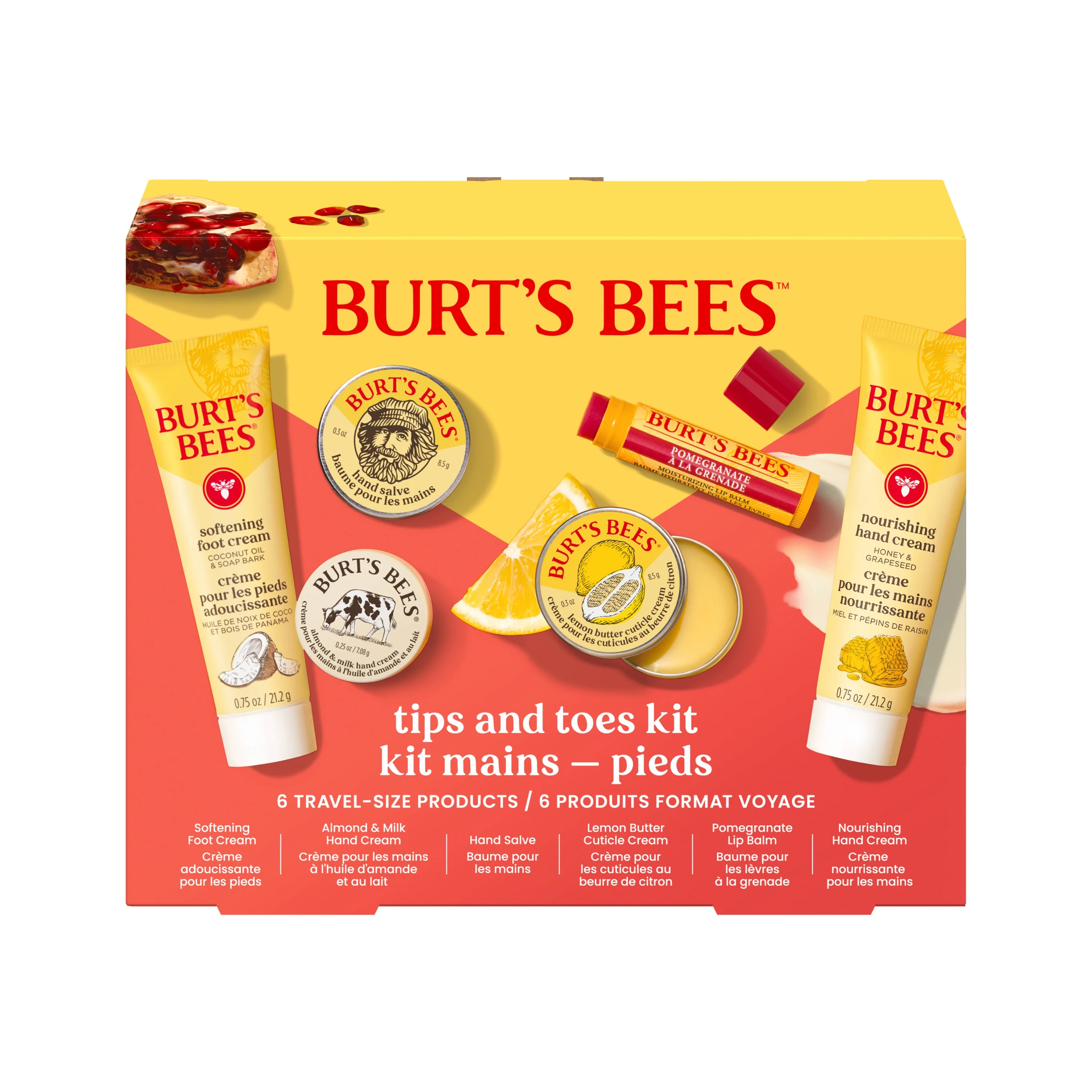 Breathable Burt's Bees Tips Toes Set Responsible