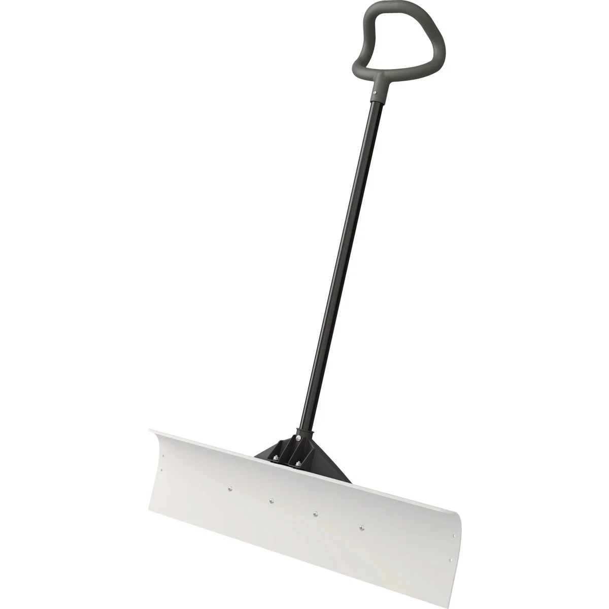 Professional Suncast 36 In. Ultra High Molecular Weight Steel Resin Snow Pusher Long-Lasting