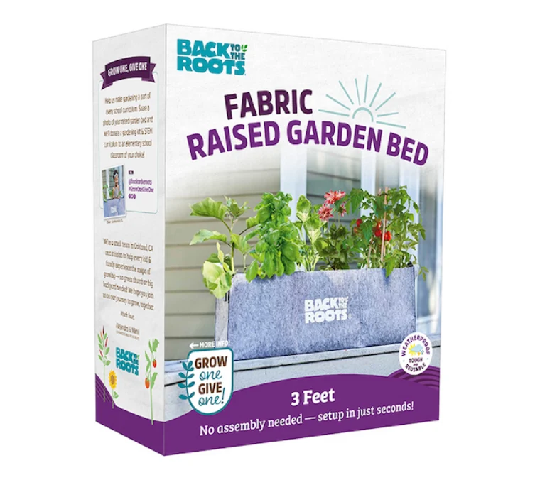 Optimized Back to the Roots Fabric Raised Garden Bed Elegant