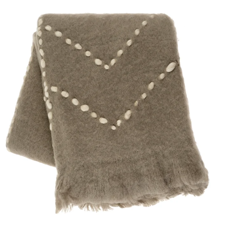 Advanced Kristiansand Wool Blend Throw Optimized