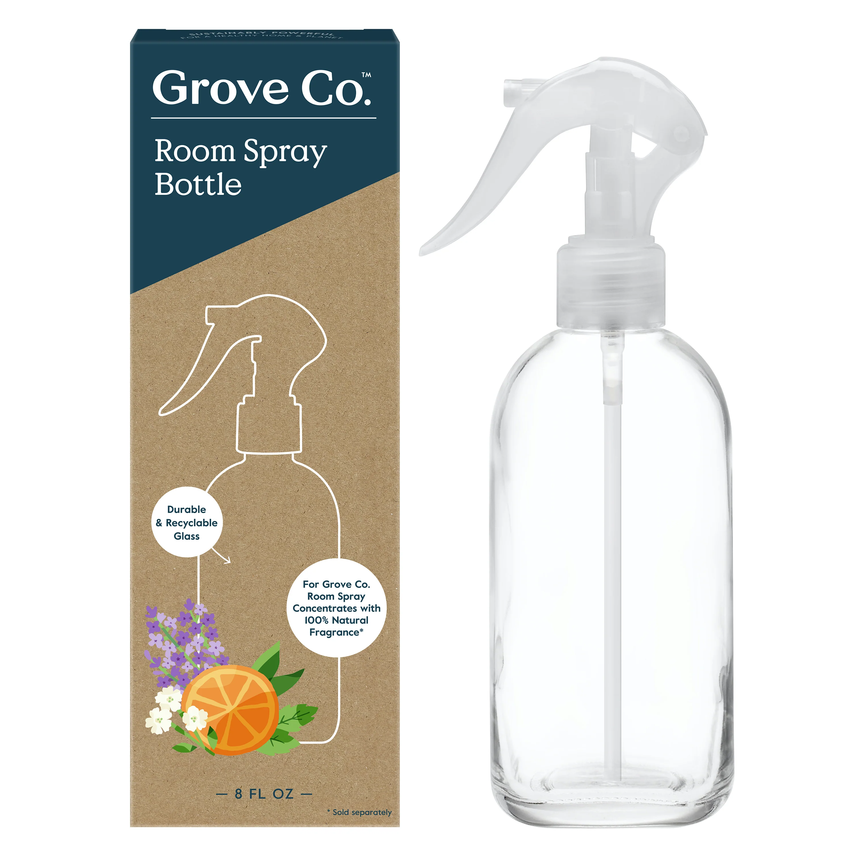 Expertly Made Grove Co. Reusable Room Spray Bottle Powerful