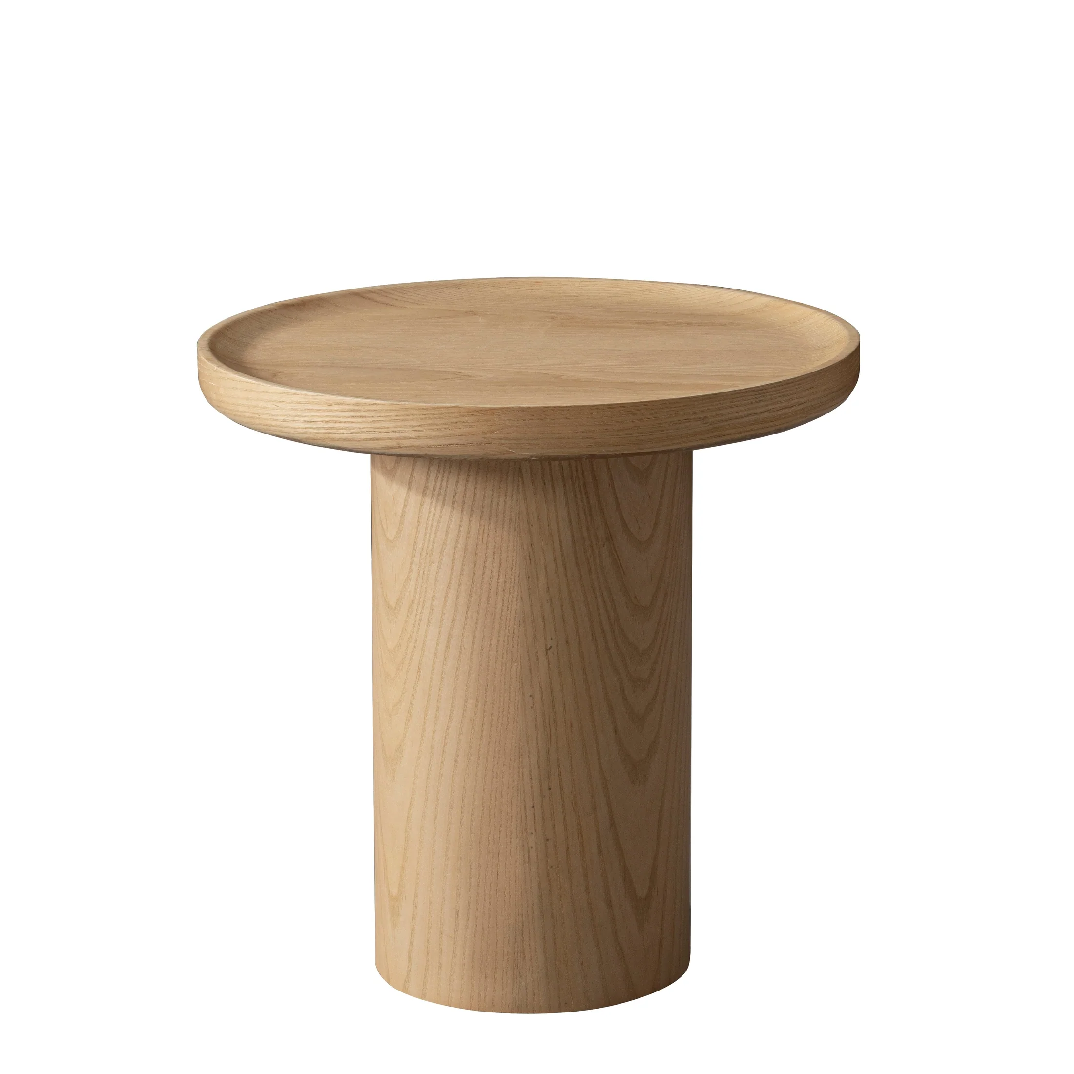 Genuine Viggo Round Side Table – Natural Excellent