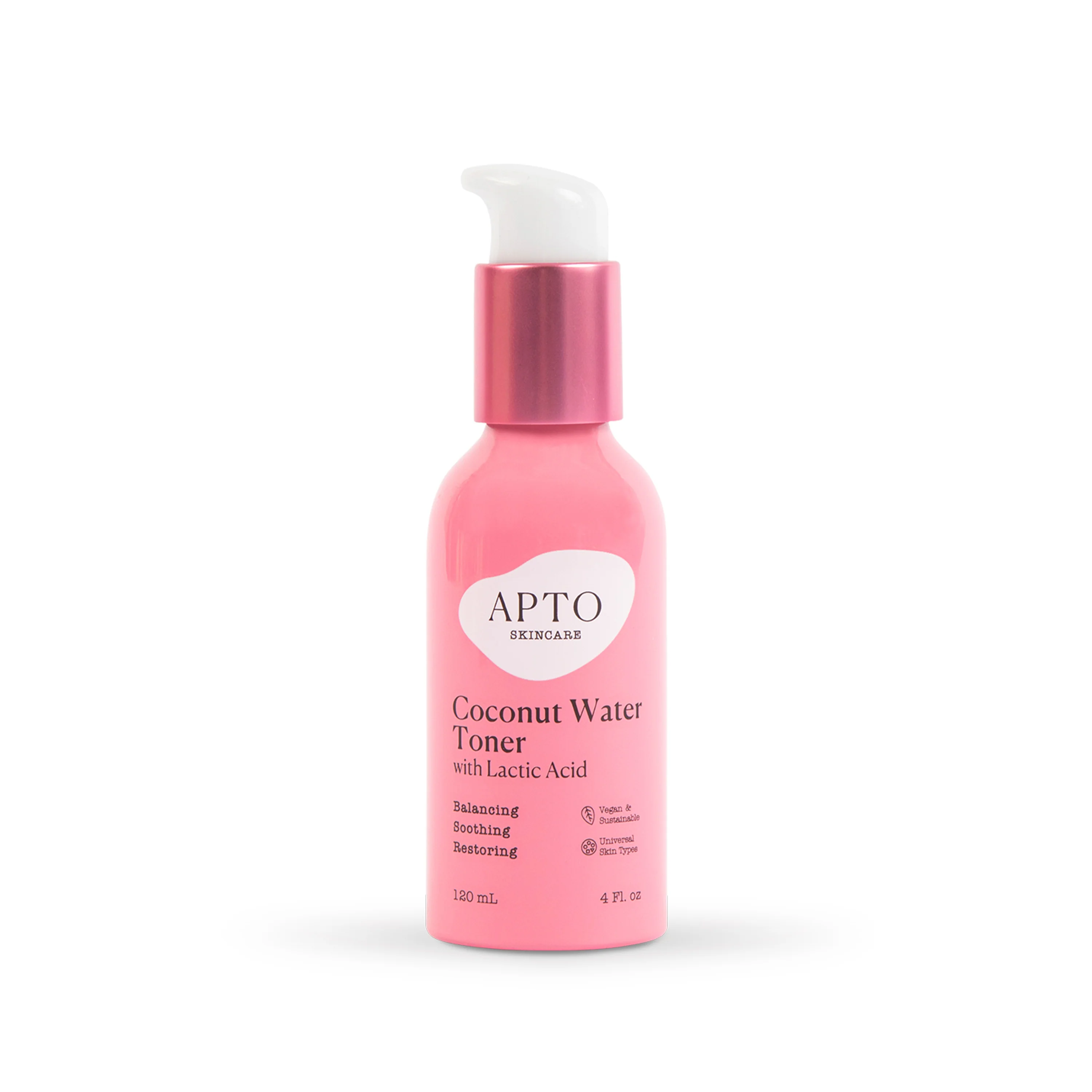 Recyclable APTO Skincare Coconut Water Toner with Lactic Acid Balancing Hydrating Toner Modern