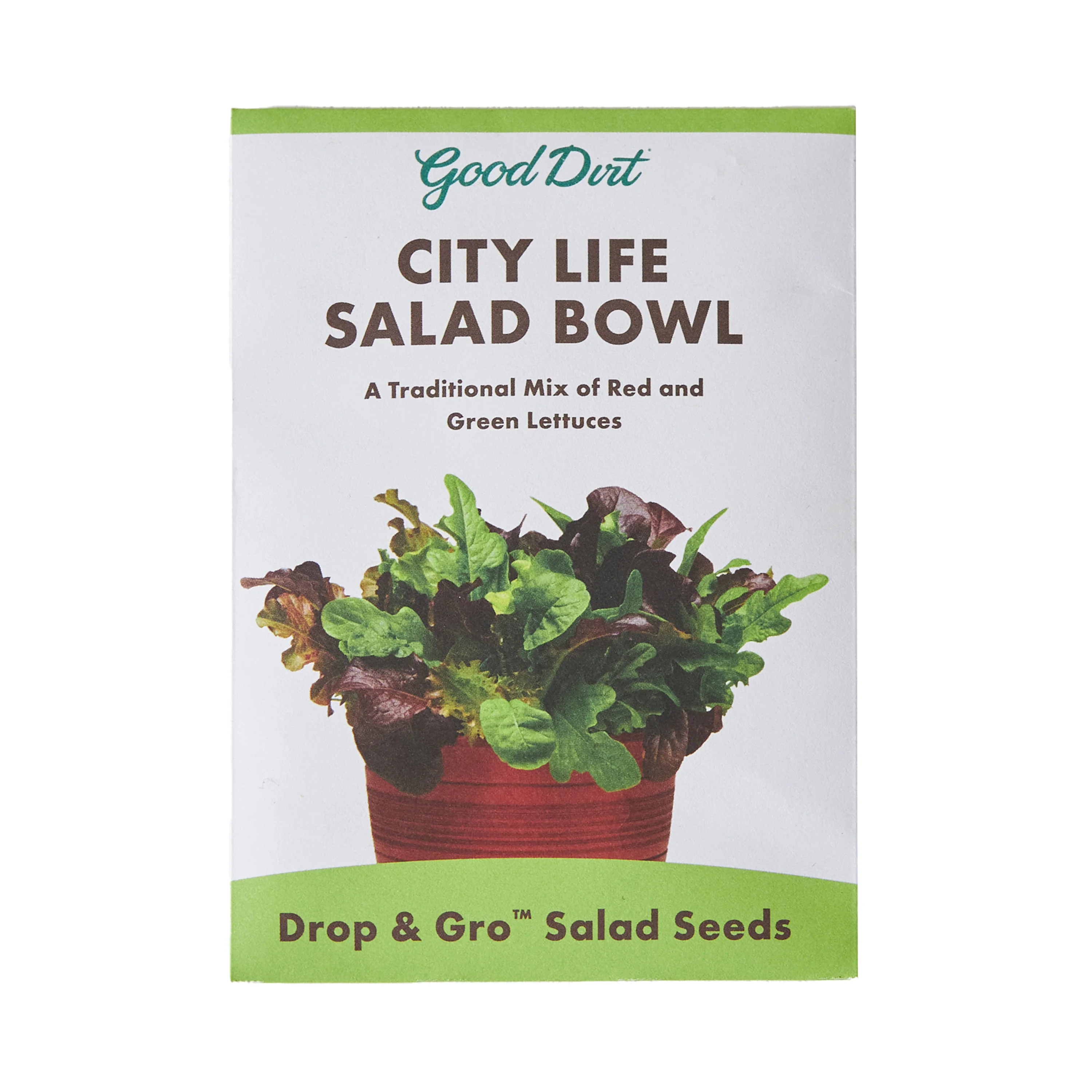 Smart Good Dirt Drop Gro Lettuce Seed Pods – Salad Greens Grow Kit Advanced