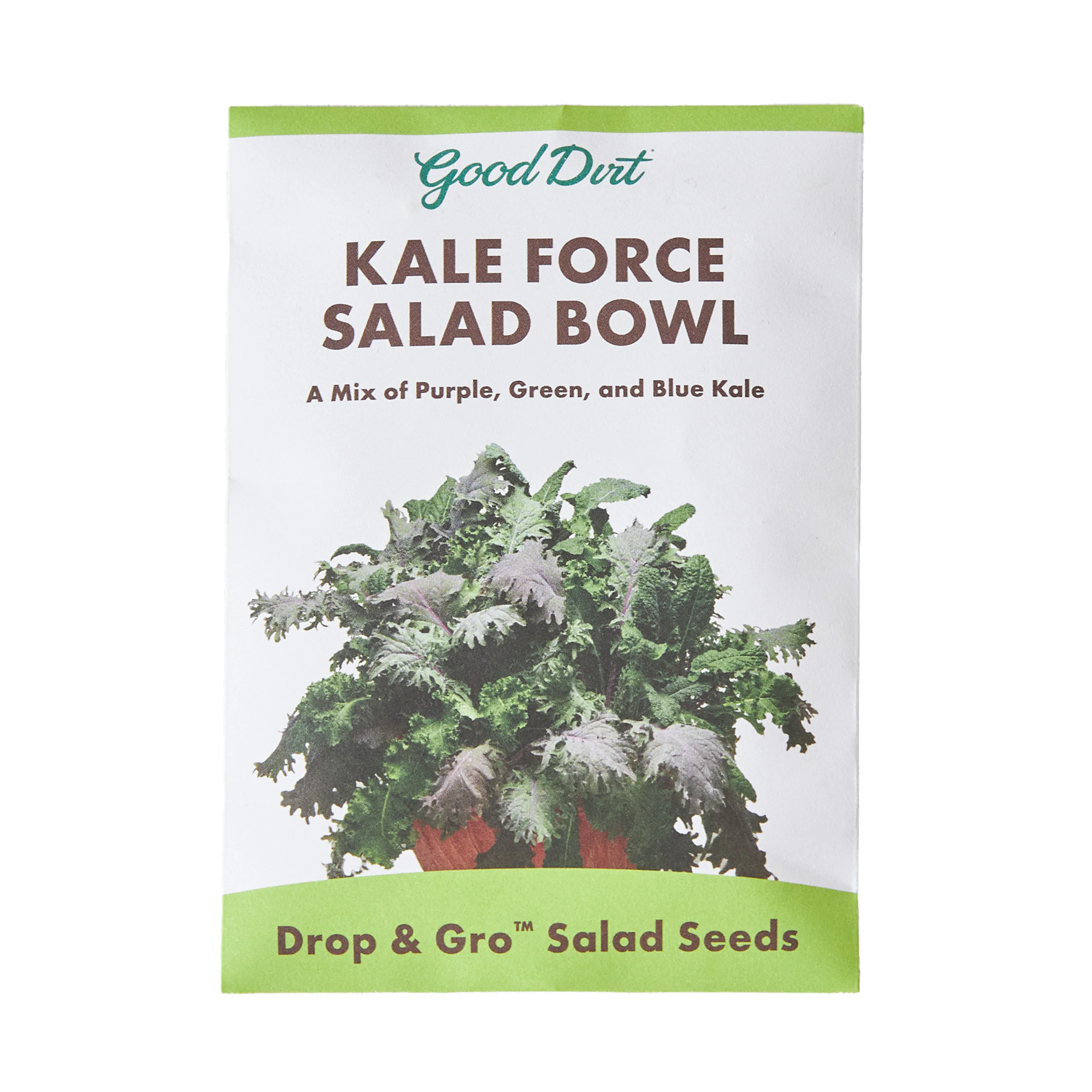 Certified Good Dirt Drop Gro Kale Seed Pods - Salad Greens Grow Kit Clean