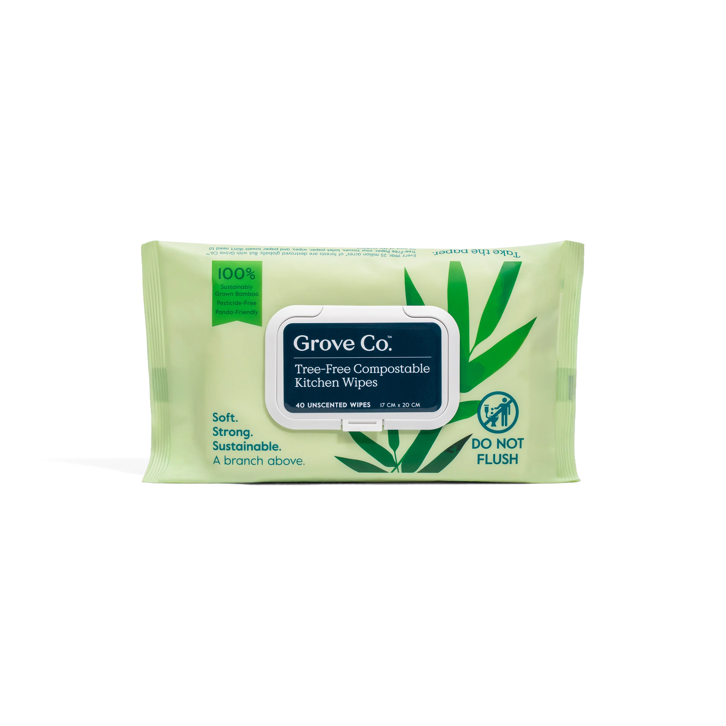 Responsible Grove Co. Bamboo Compostable Kitchen Wipes Premium