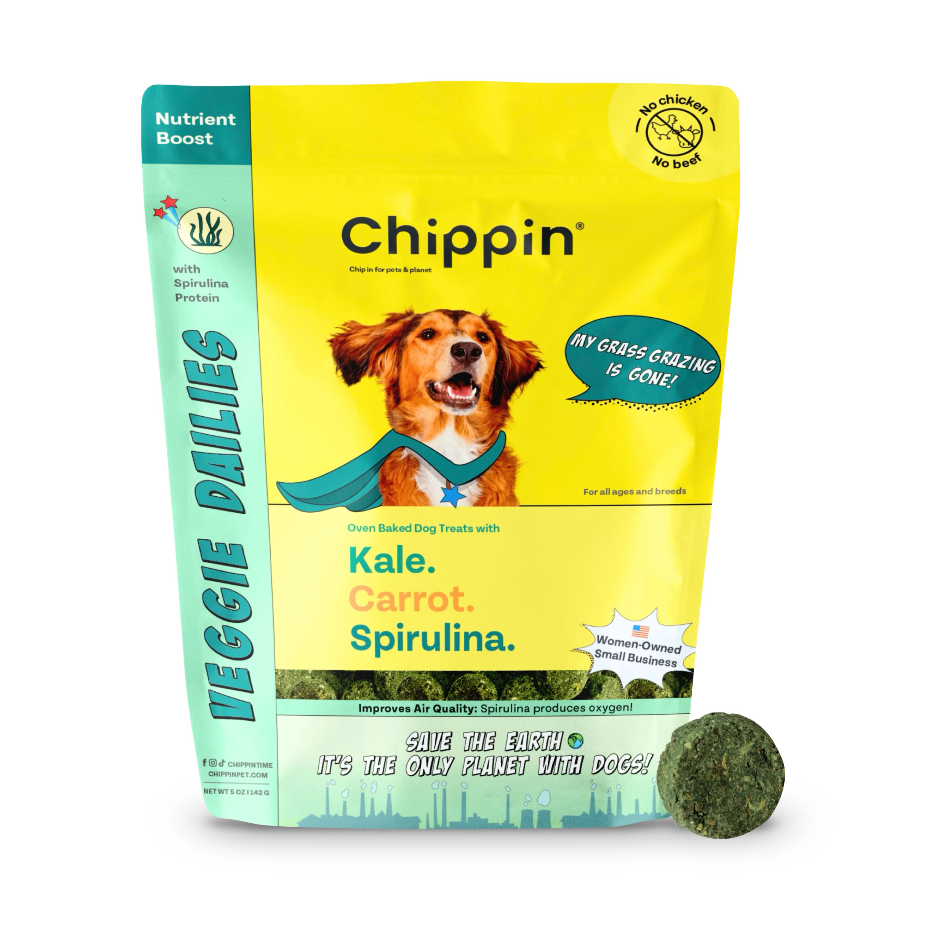 Artisan Chippin Veggie Dailies with Spirulina Contemporary