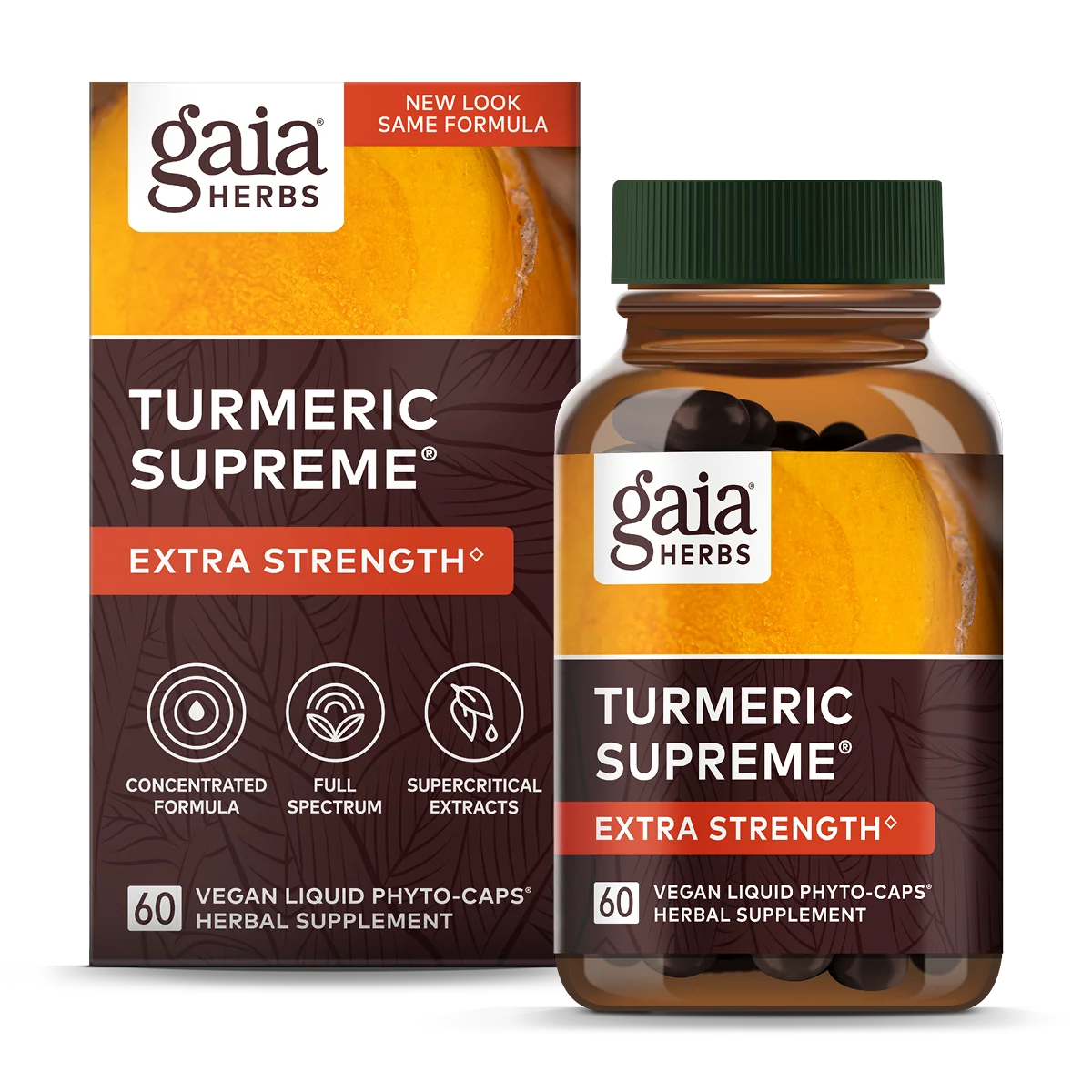 World-Class Gaia Herbs Turmeric Supreme Extra Strength Optimized