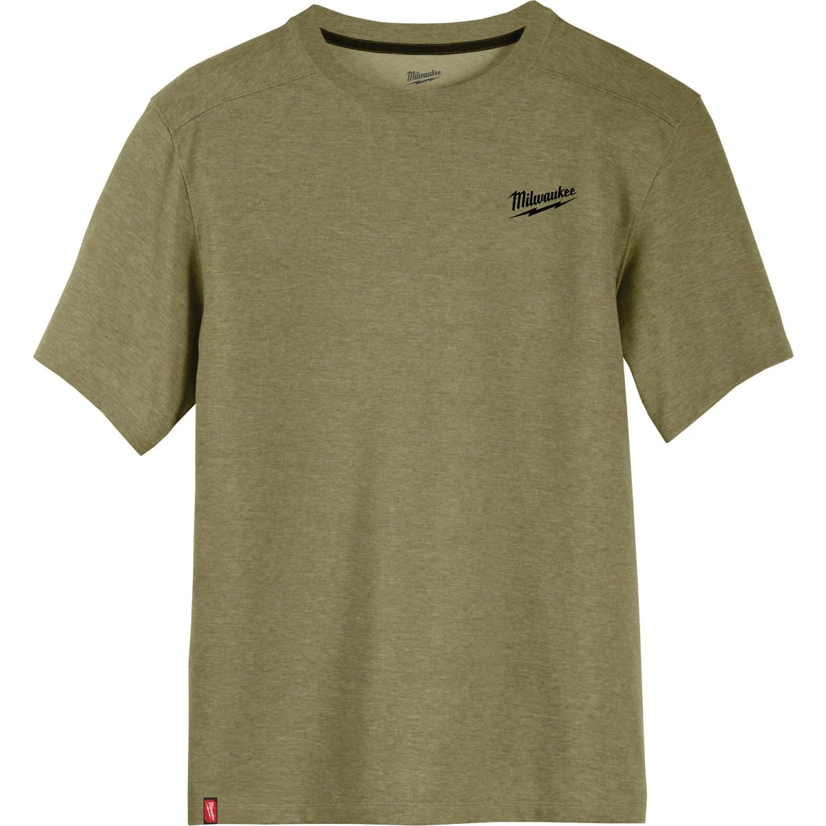 Premium Material Milwaukee FLEX Men's 2XL Green Short Sleeve Hybrid T-Shirt Practical