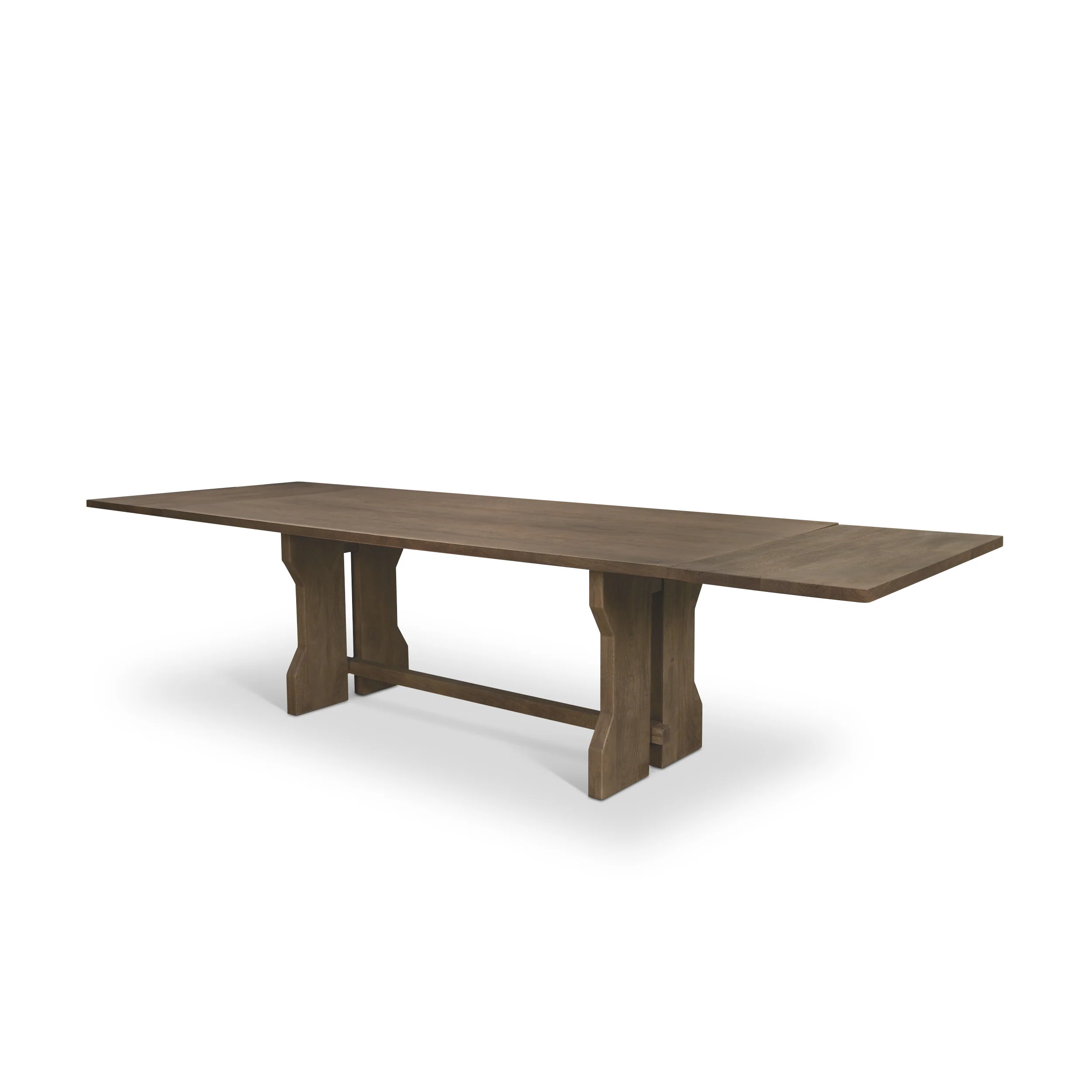 First-Class Rooke 84 Solid Wood Extendable Rectangular Dining Table Official