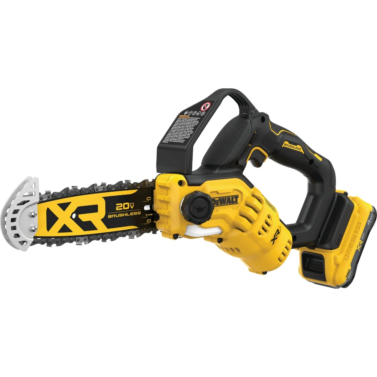 Selected Dewalt 20V MAX XR 8 In. Brushless Cordless Pruning Chainsaw Kit Practical