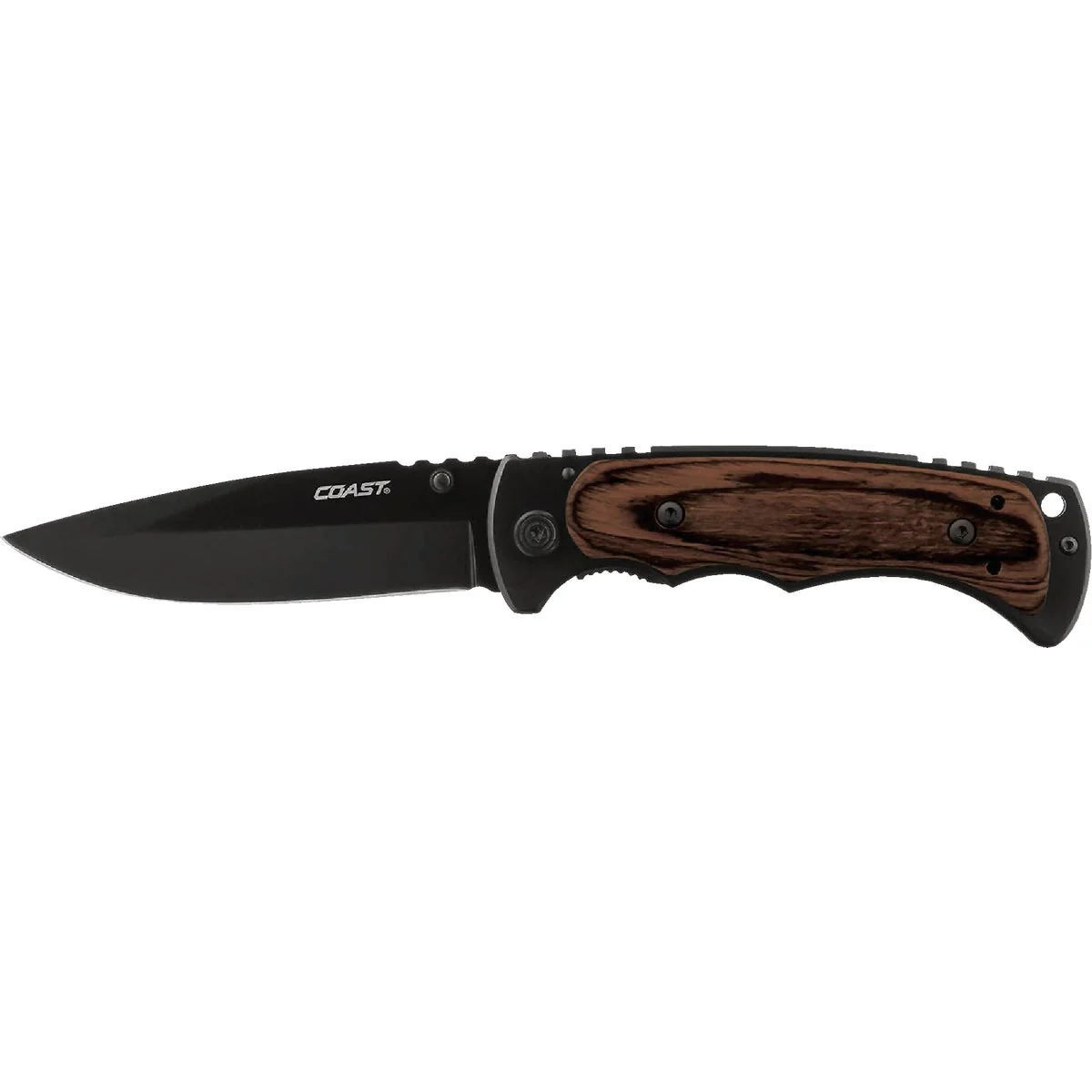 Recyclable Coast FX411 4 In. Stainless Steel Frame Lock Knife Natural