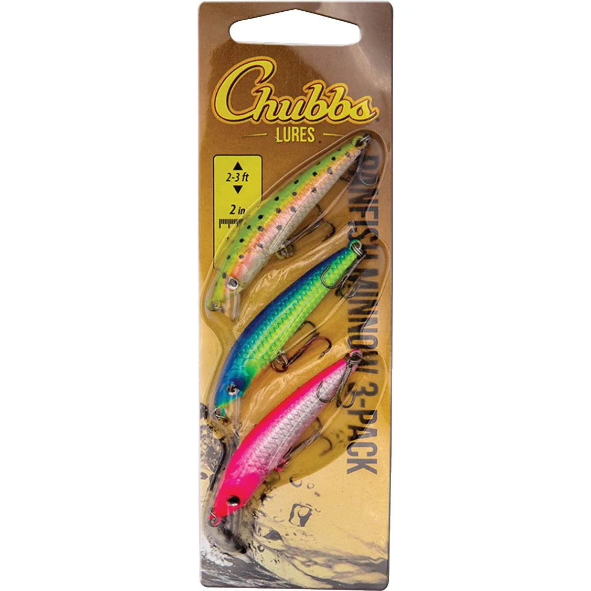 Versatile Chubbs Panfish Minnow Pro Pack 3-Pack Trusted