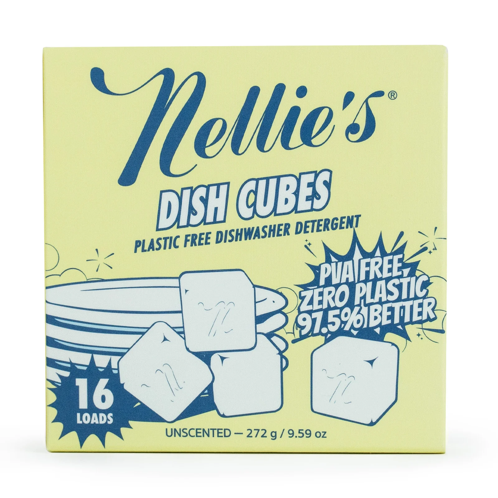 Prestigious Nellie's Dishwasher Detergent Cubes Efficient
