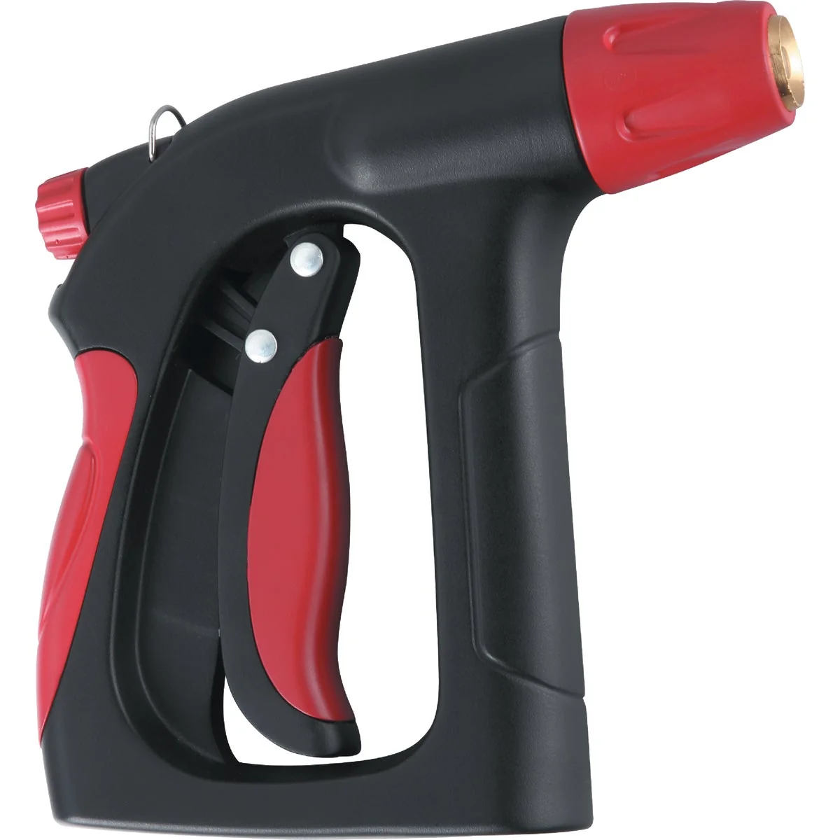 Minimalist Garden Zinc Industrial Front Trigger Pistol Nozzle Red Black Flexible