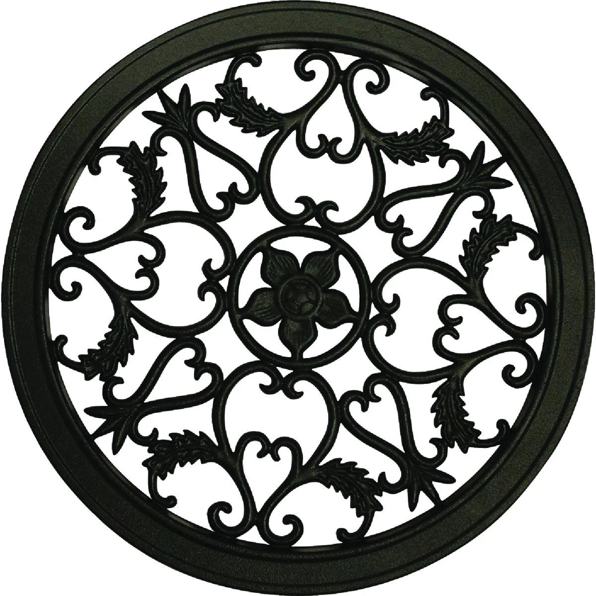 Long-Lasting Nuvo Iron 15 In. Dia. Round Cast Aluminum Gate Insert Trendy
