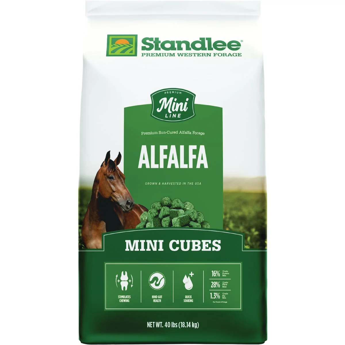 Casual Standlee Premium Western Forage 40 Lb. Alfalfa Hay Mini Cubes Genuine