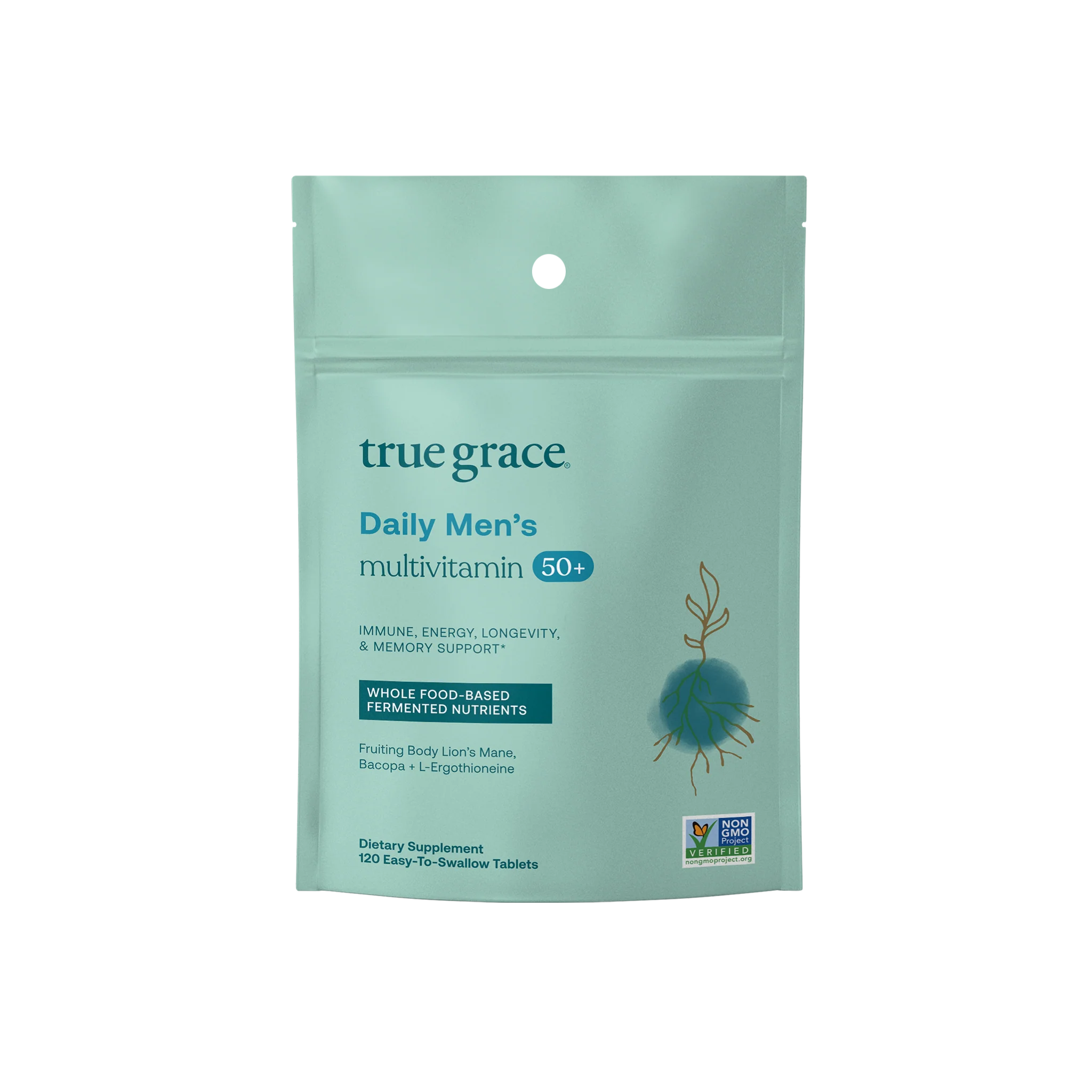 Long-Lasting True Grace Daily Men s 50 Multivitamin Tablets - Refill Pouch Environmentally Friendly