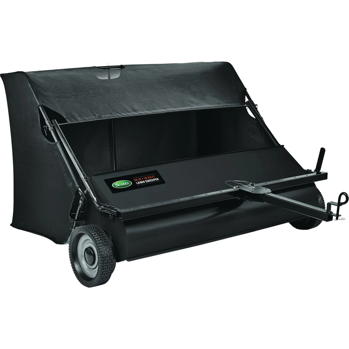 Sophisticated Scotts 50 In. 26 Cu. Ft. Tow-Behind Lawn Sweeper Practical