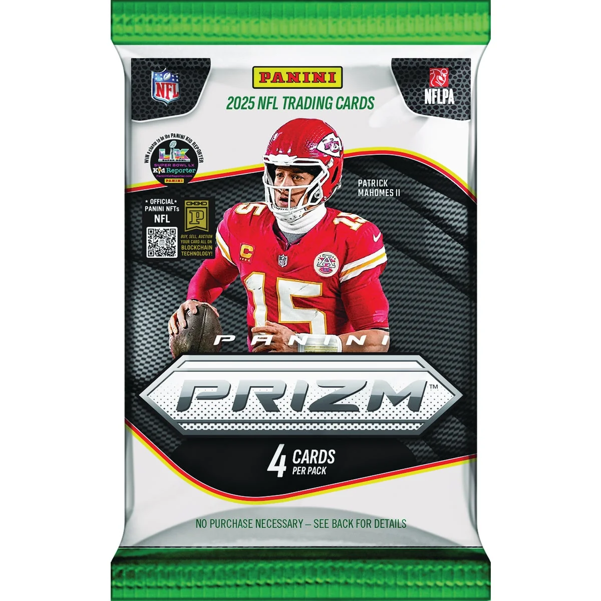 Crafted Panini 2025 Prizm Football Retail Pack Elite