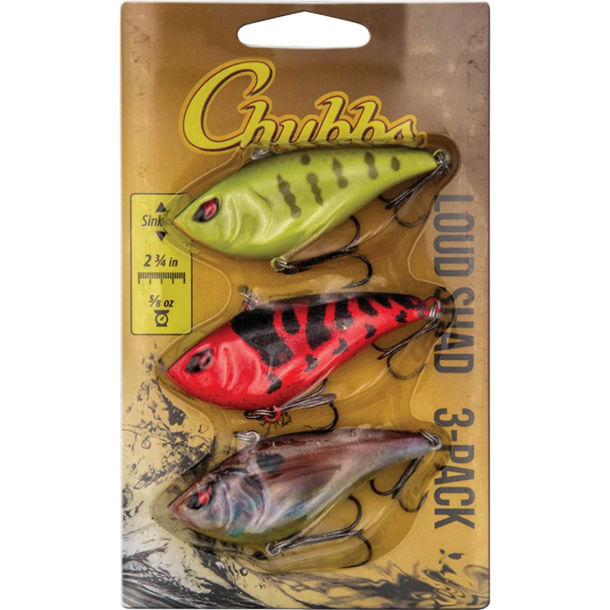 Relaxed Chubbs Loud Shad Pro Pack 3-Piece Recyclable
