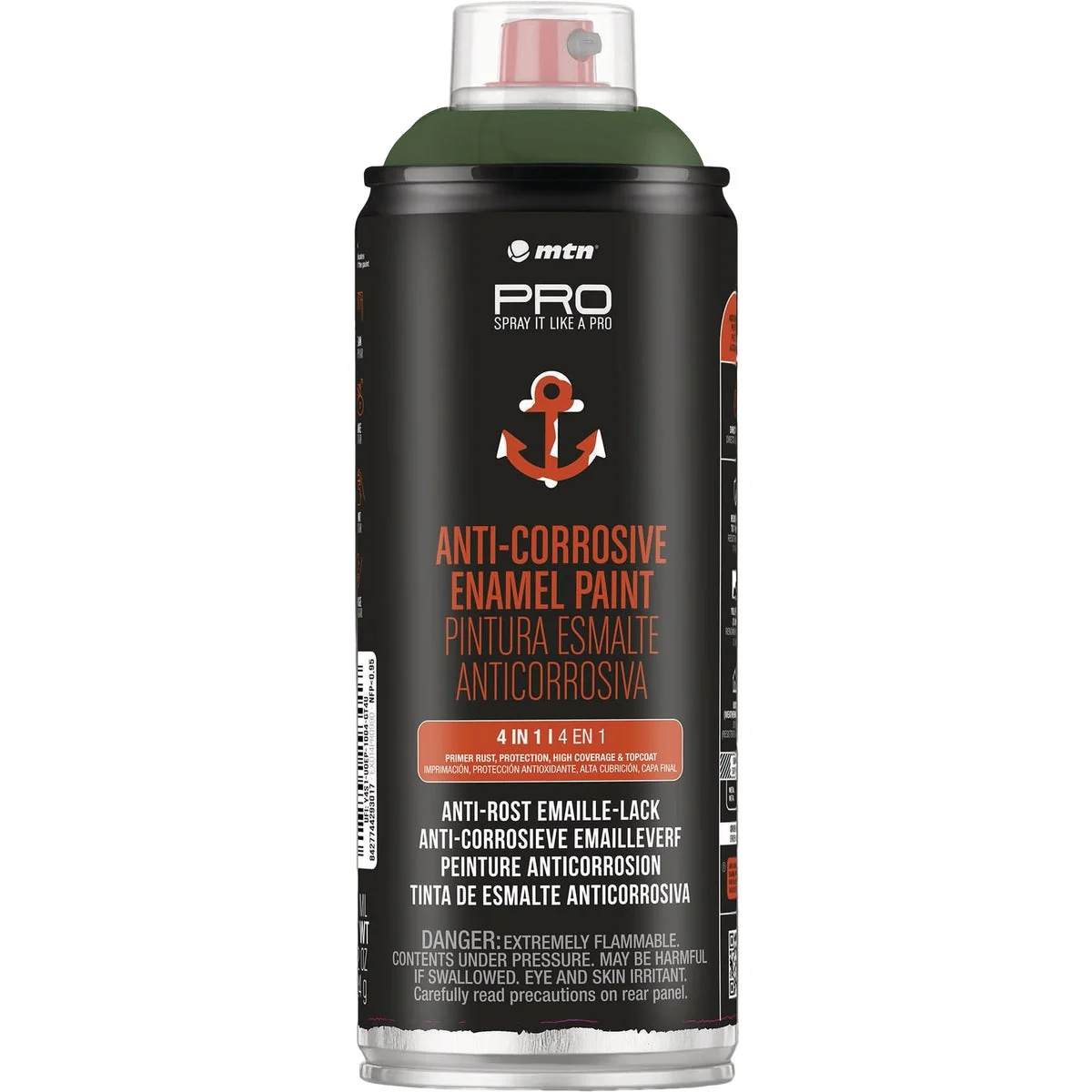 Sophisticated MTN WEPRO 400ml Green Anti Corrosive Spray Paint User-Friendly