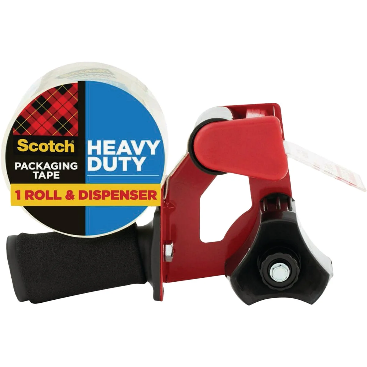 Authentic Scotch 1.88 In. x 54.6 Yd. Heavy Duty Shipping Packaging Tape with Refillable Dispenser Solid