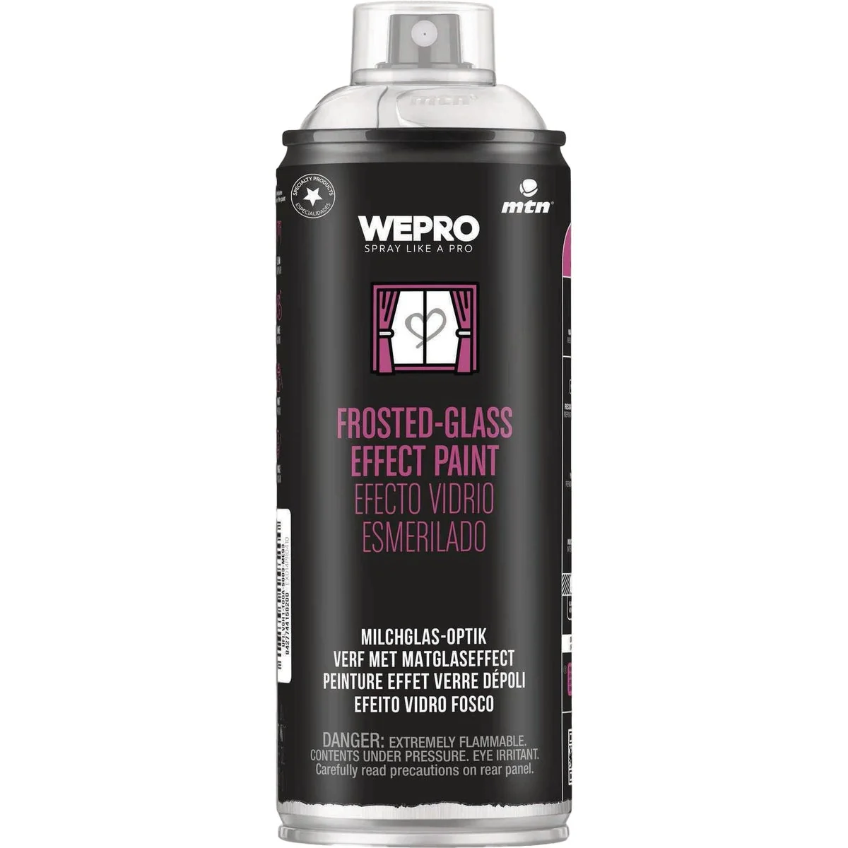 Classic MTN PRO Frosted Glass Effect Spray Paint Casual