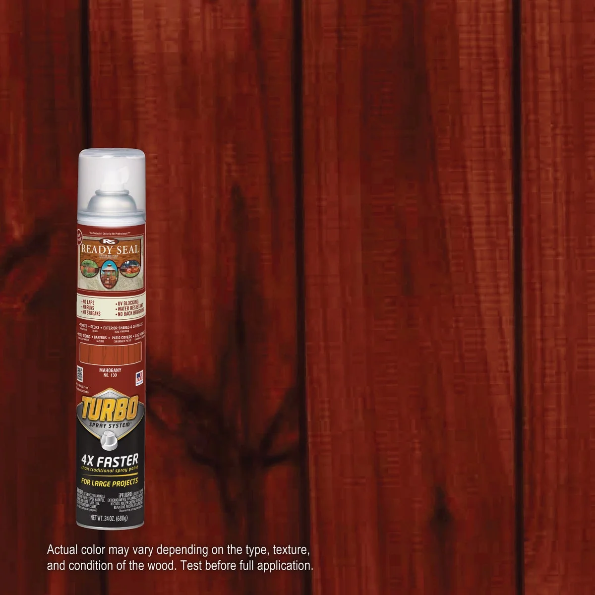 Reliable Ready Seal Turbo Spray Exterior Wood Stain Mahogany 24 Oz. Sustainable