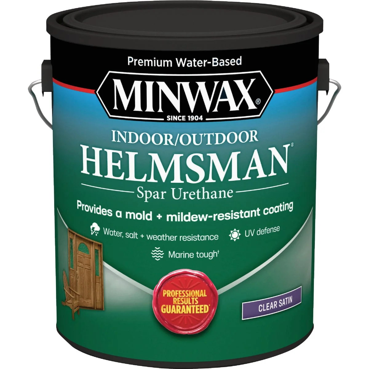 Versatile Minwax Water Based Helmsman Indoor Outdoor Satin Clear Spar Urethane 1 Gal. Innovative
