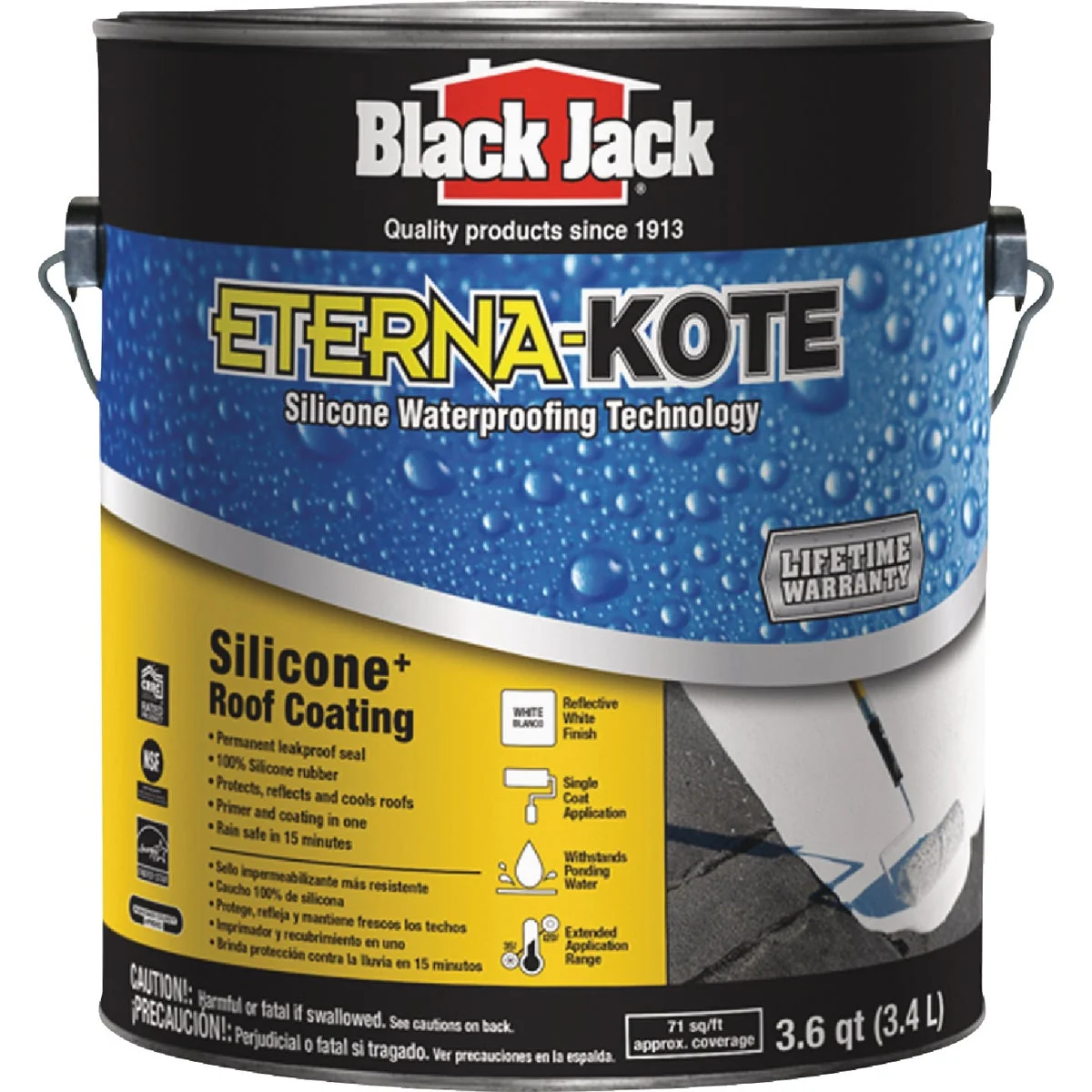 Smart Black Jack Eterna-Kote 1 Gal. Silicone Roof Coating Official