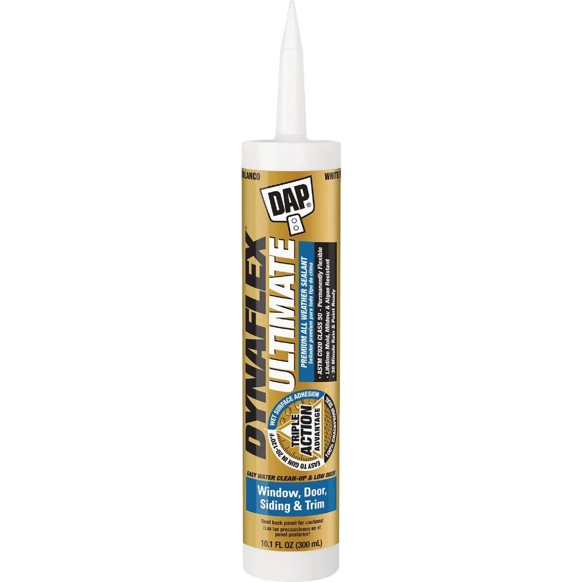 Exclusive DAP DYNAFLEX 10.1 Oz. Premium All-Weather Sealant White Effective