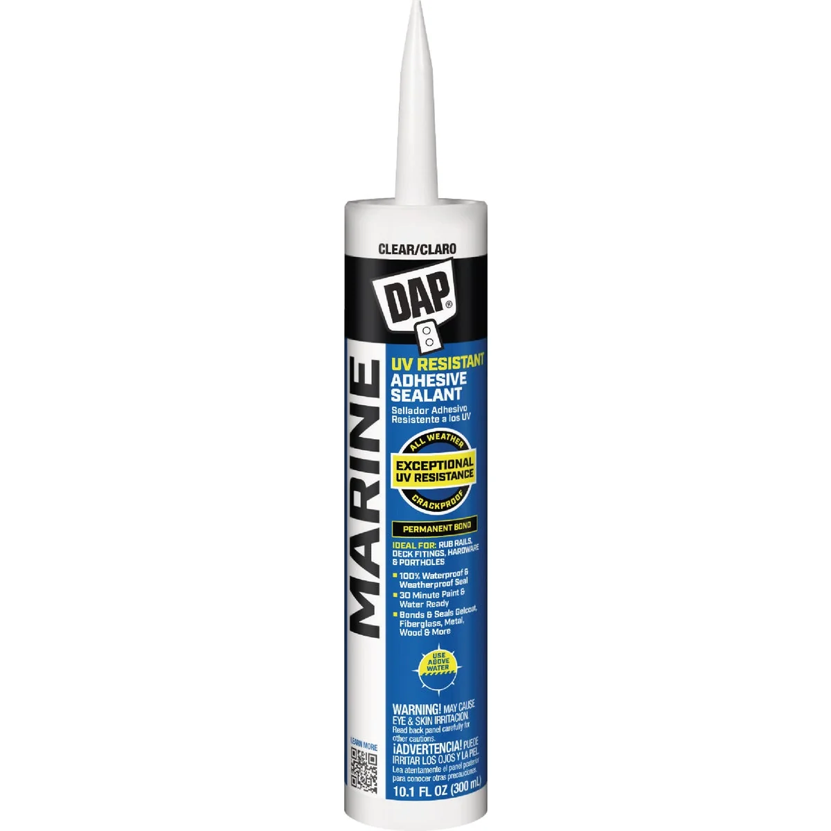 Contemporary DAP 10.1 Oz. Clear UV Resistant Marine Adhesive Sealant Reusable