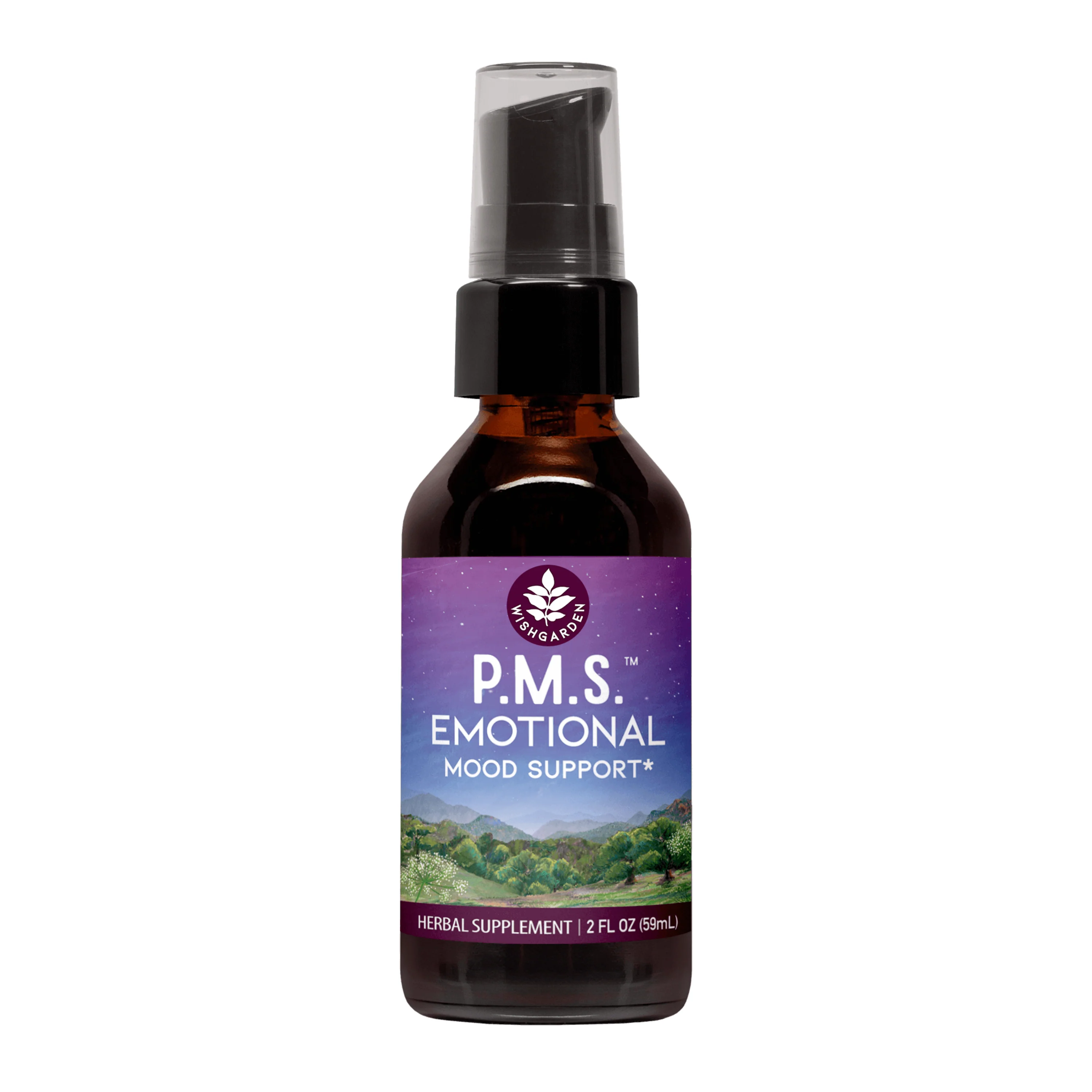 Recyclable WishGarden Herbs PMS Emotional Mood Support - Herbal Supplement Fine Crafted
