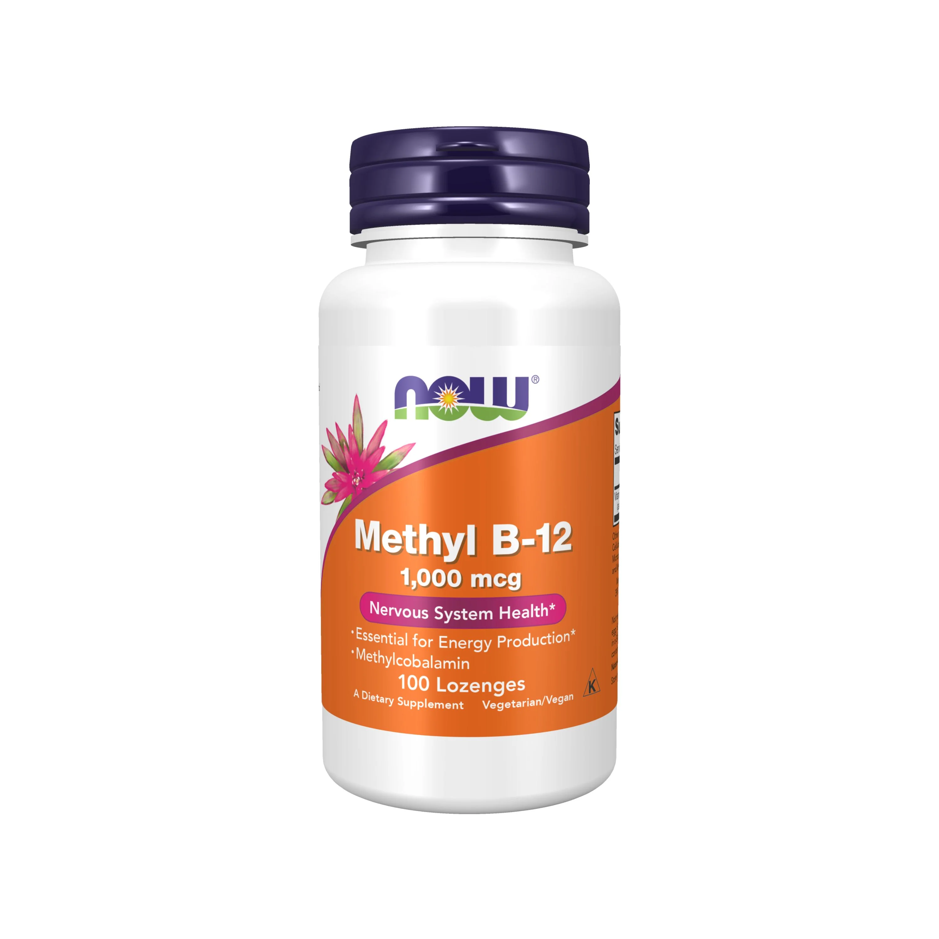 Original NOW Foods Methyl B-12 1000mcg - For Nervous System Health Fast