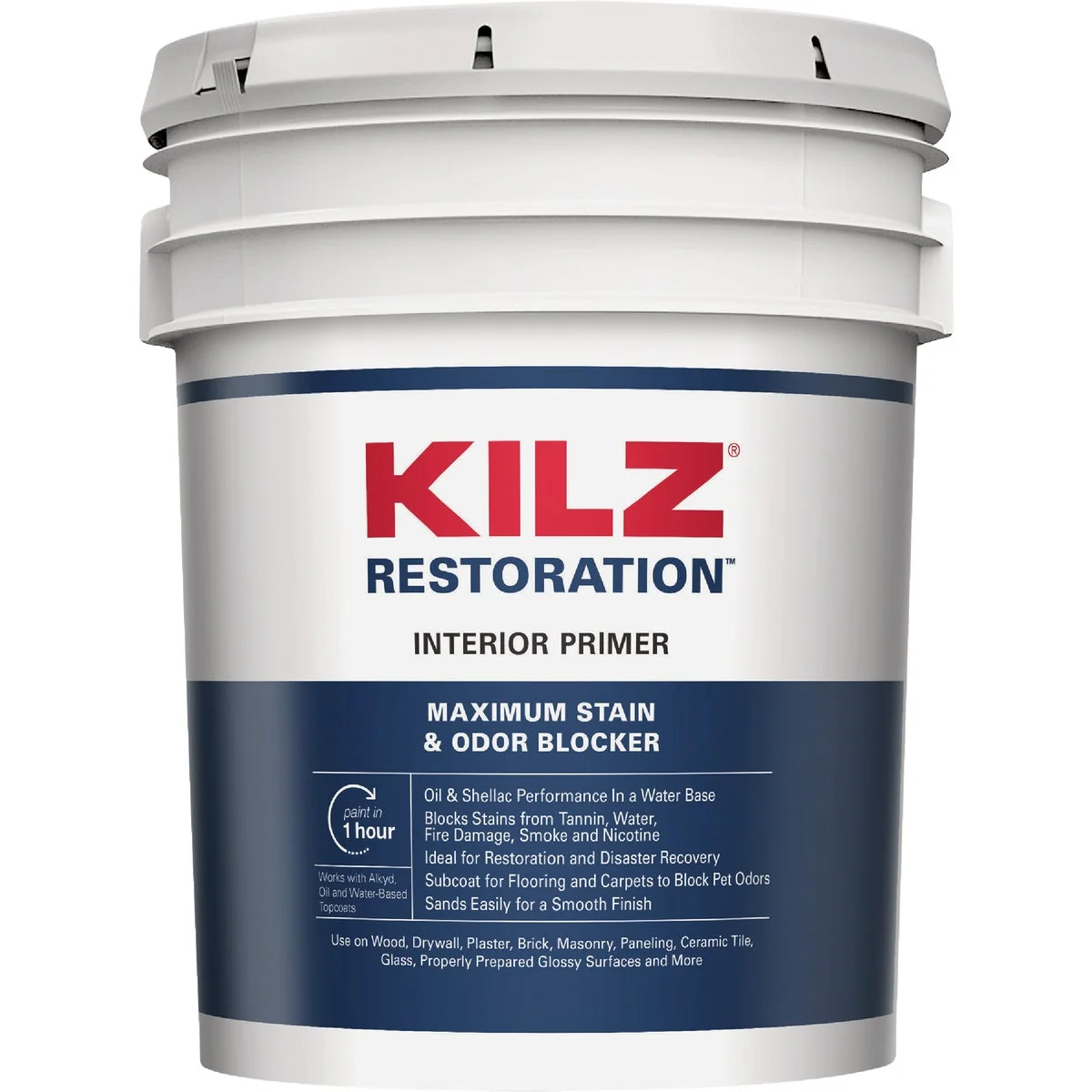 Easy-to-Use Kilz Restoration Water-Based Interior Primer Trusted