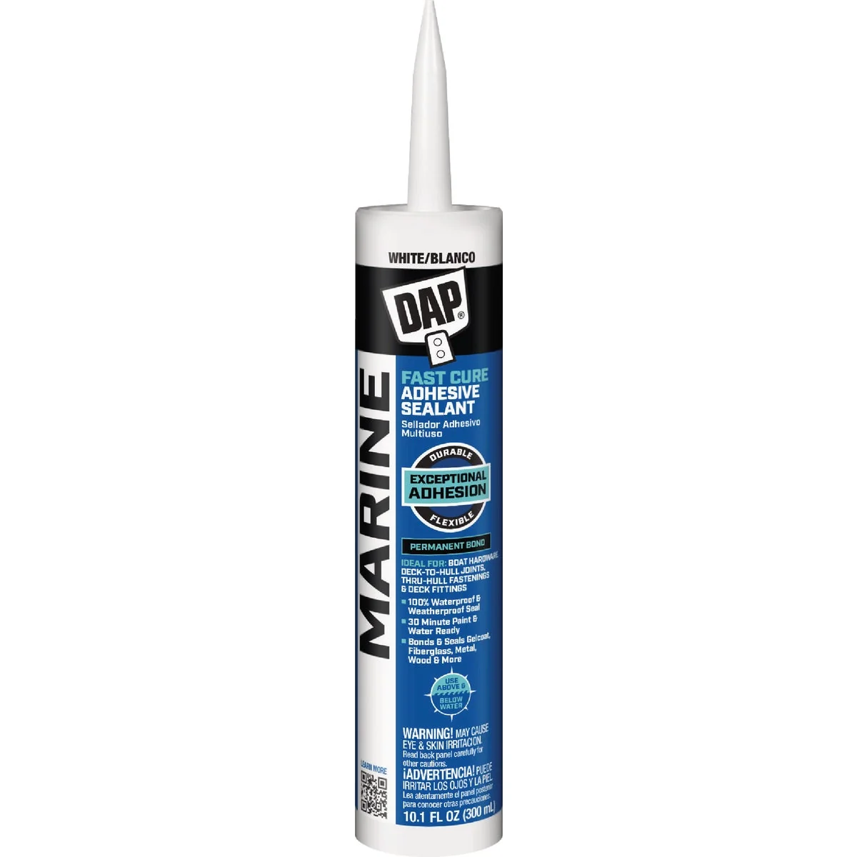 Exclusive DAP 10.1 Oz. White Fast Cure Marine Adhesive Sealant First-Class