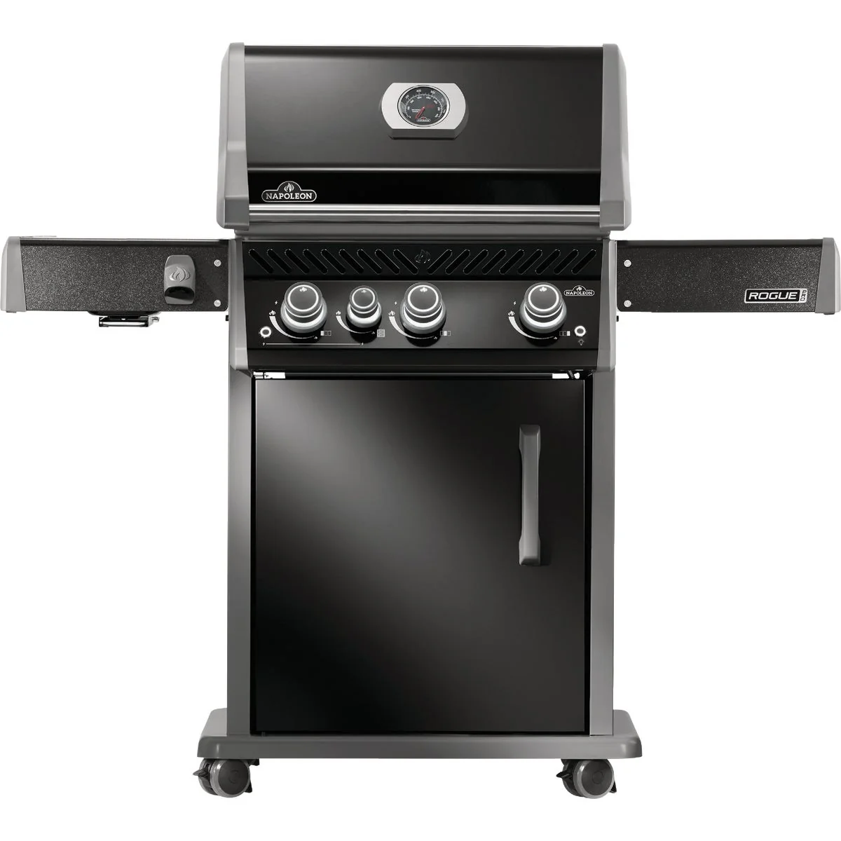 Fine Crafted Napoleon Rogue Pro 425 3-Burner Natural Gas Grill with Infrared Side Burner Black Unique