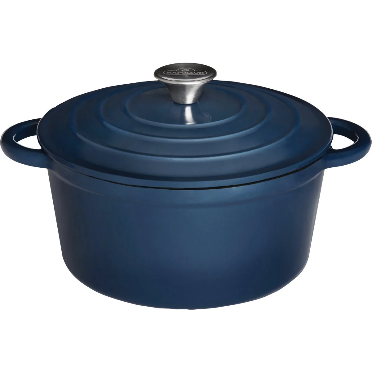 Durable Napoleon Cast Iron Round Casserole Dish Genuine